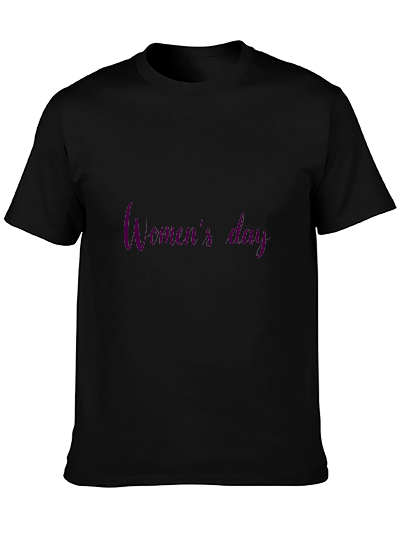 Womens Day Black T-Shirt