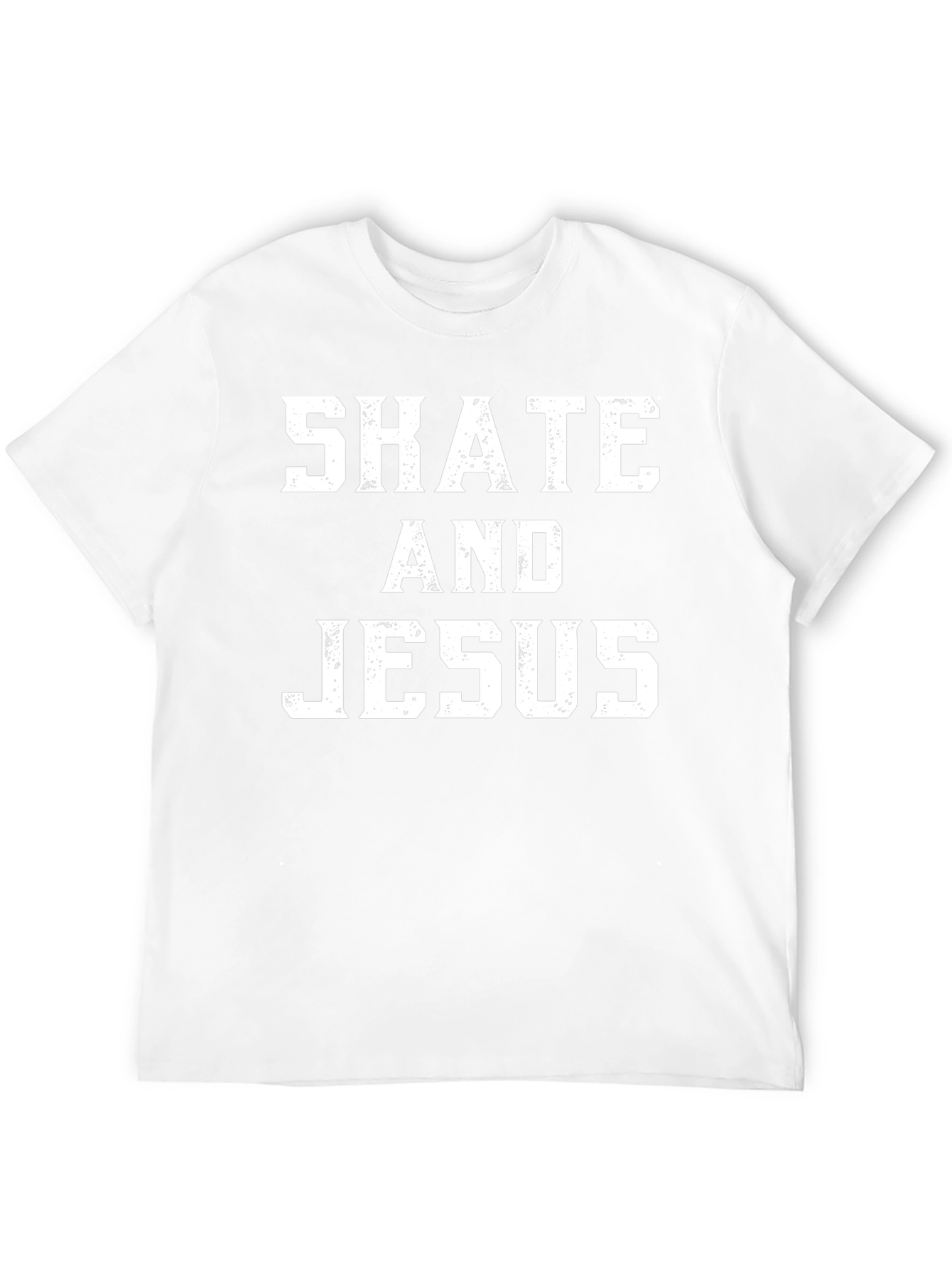 Skate and Jesus Black Graphic Tee