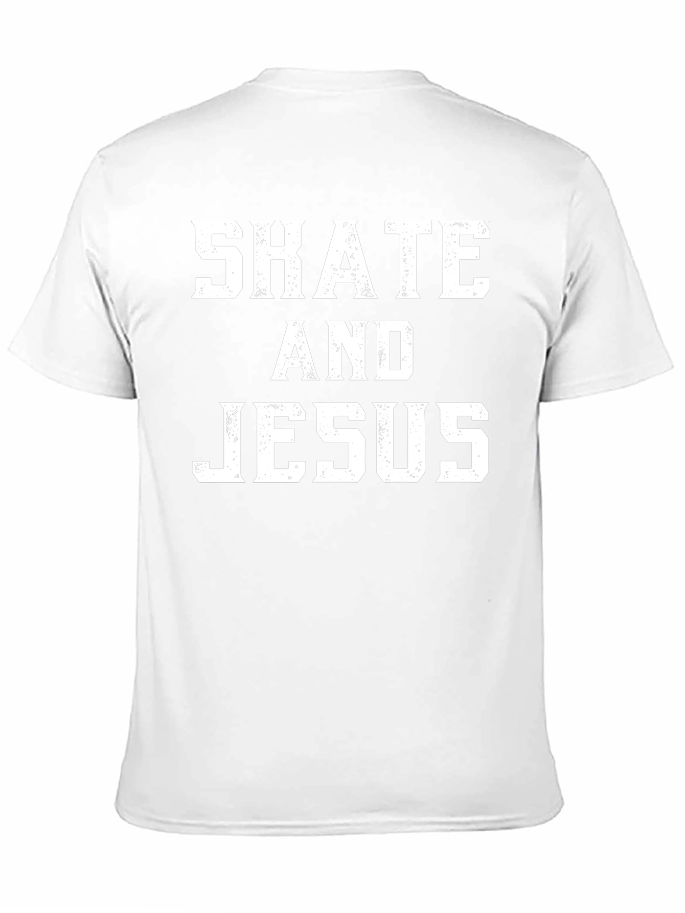 Skate and Jesus Black Graphic Tee