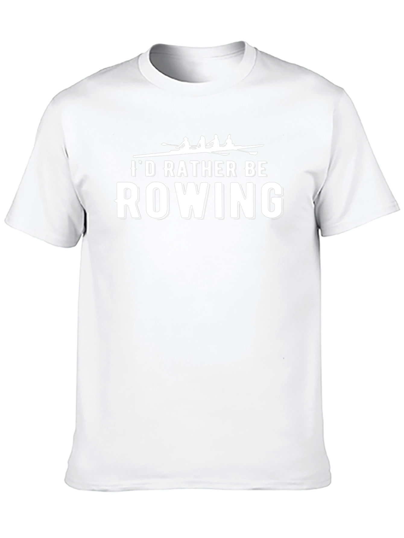 Rowing T-Shirt - Id Rather Be Rowing