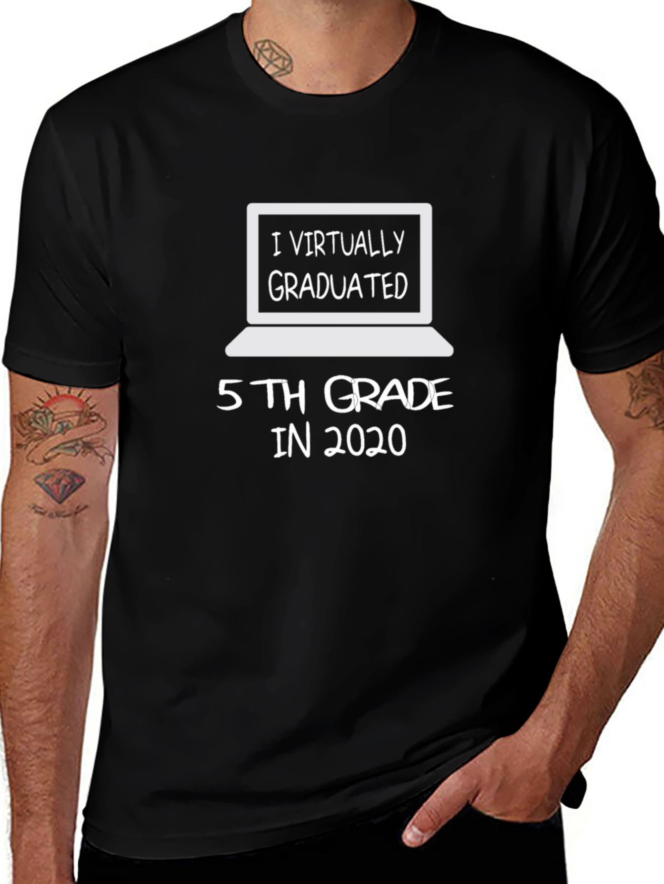 Virtually Graduated 5th Grade T-Shirt