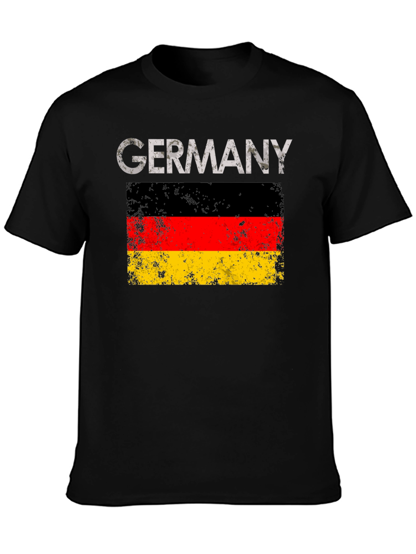 Germany Flag Graphic T-Shirt - Black