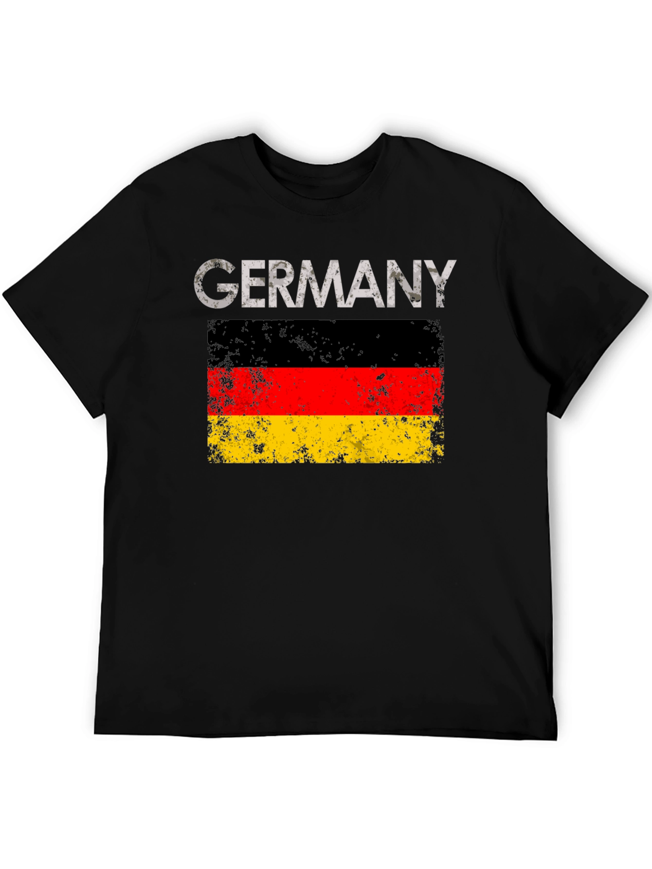 Germany Flag Graphic T-Shirt - Black