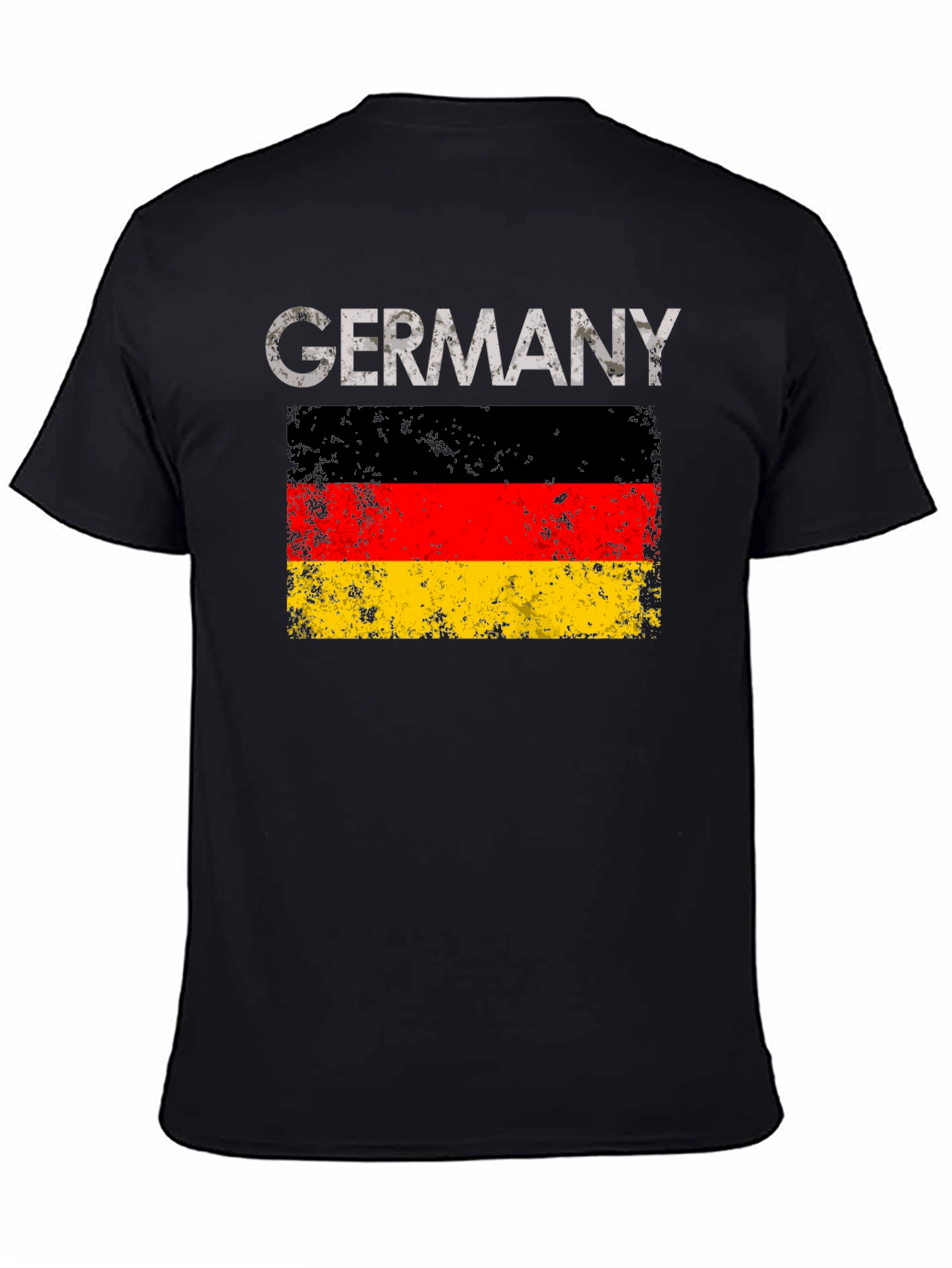 Germany Flag Graphic T-Shirt - Black