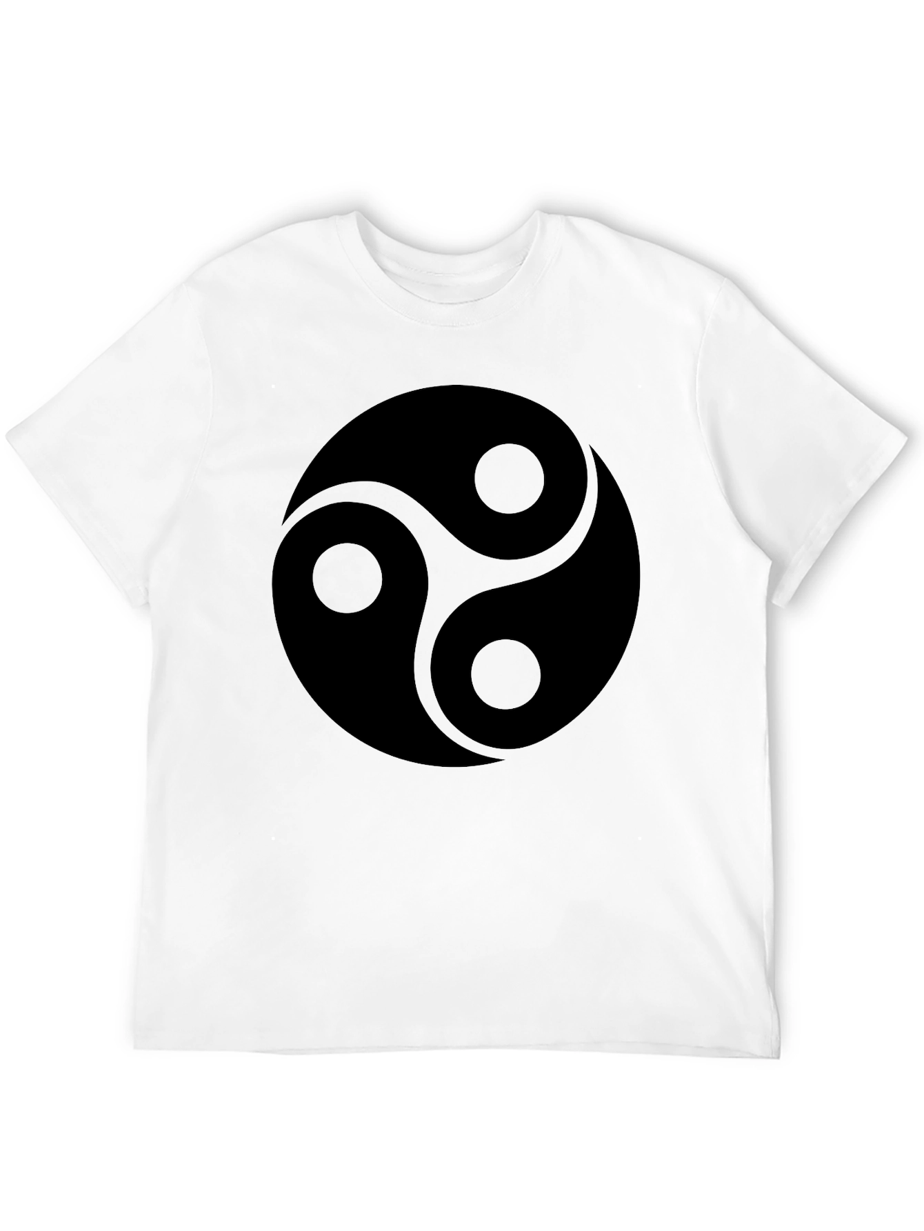 Black Triskelion Symbol T-Shirt
