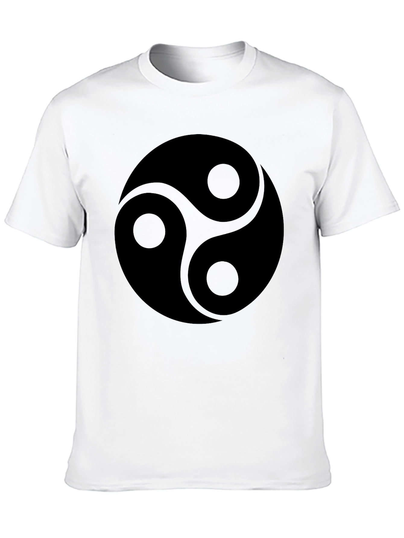 Black Triskelion Symbol T-Shirt