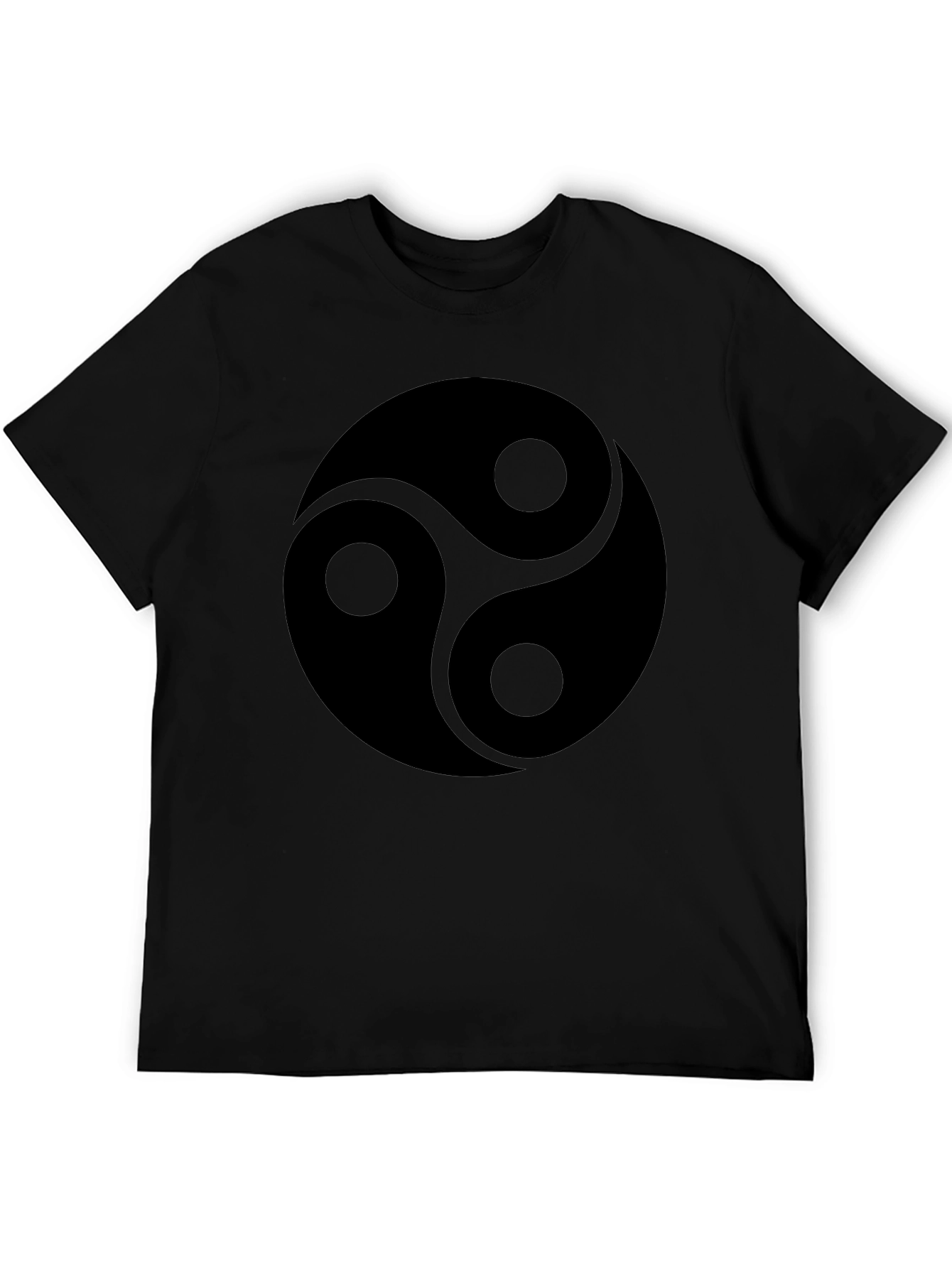 Black Triskelion Symbol T-Shirt