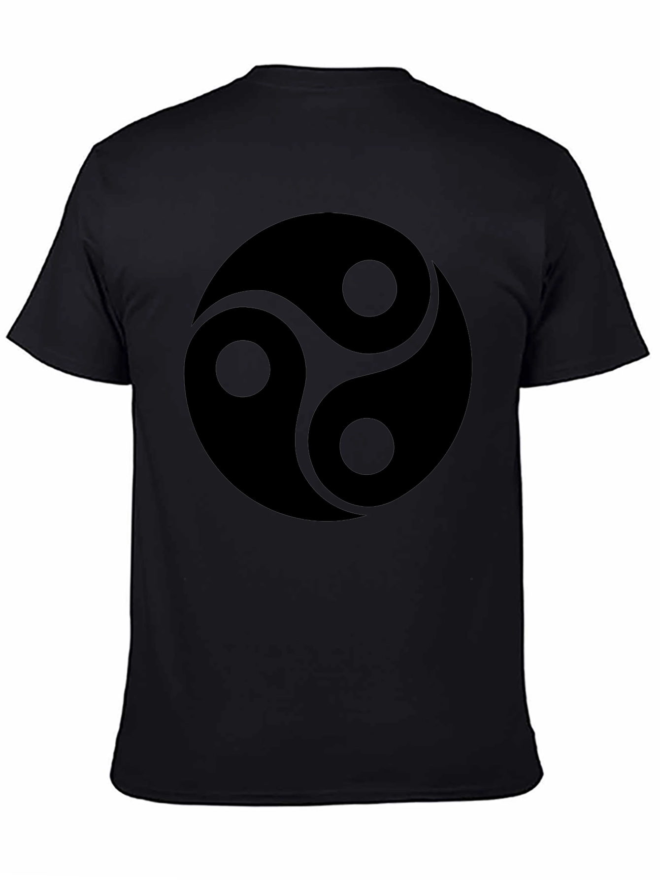 Black Triskelion Symbol T-Shirt