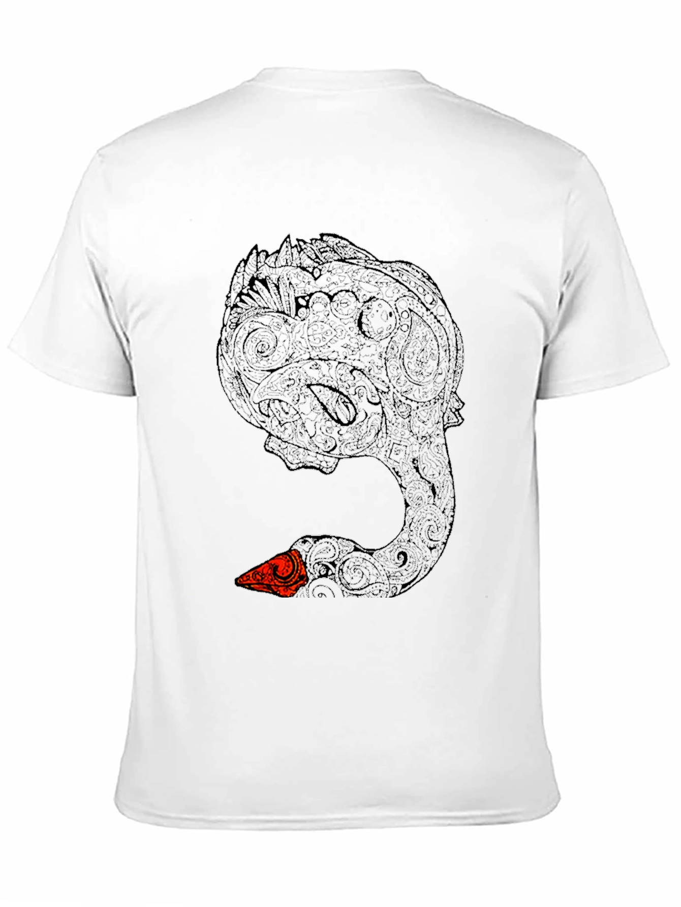 Black Swan Art T-Shirt - Unique Graphic Tee