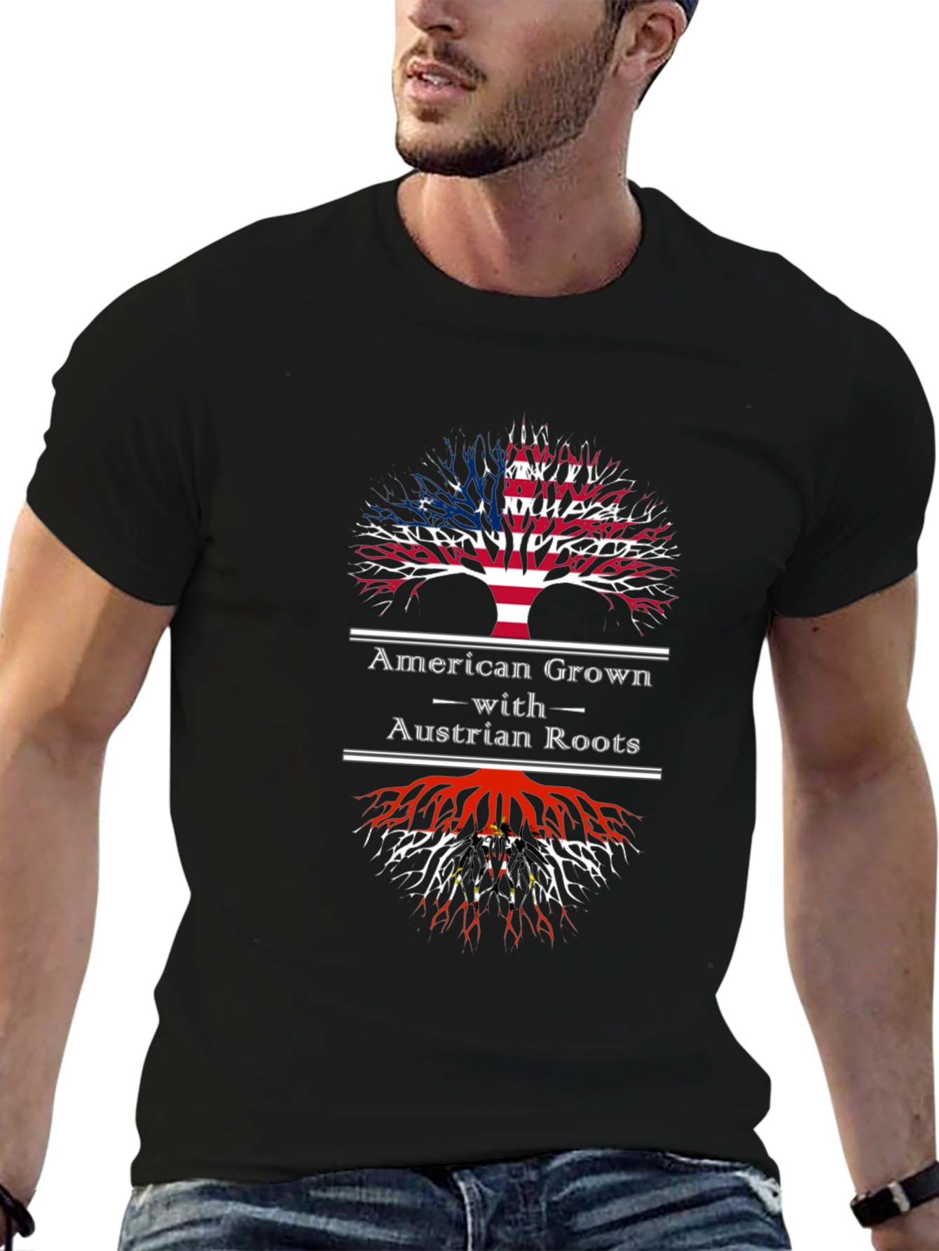 American Grown with Austrian Roots T-Shirt