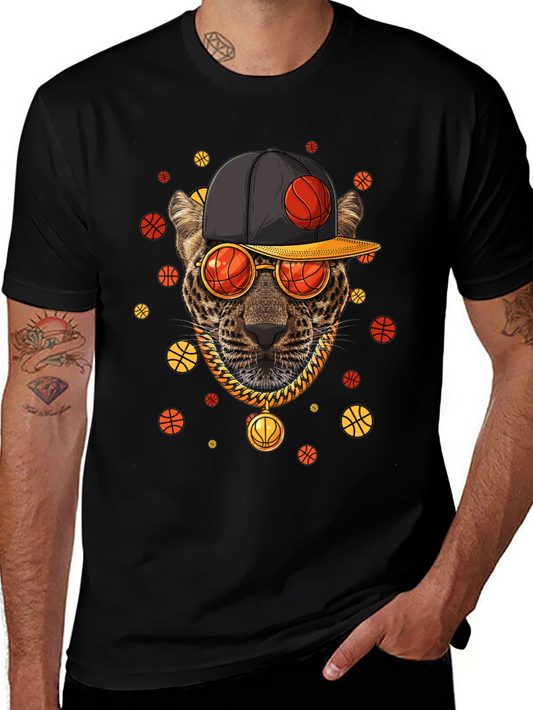 Cool Cat Basketball Graphic Tee