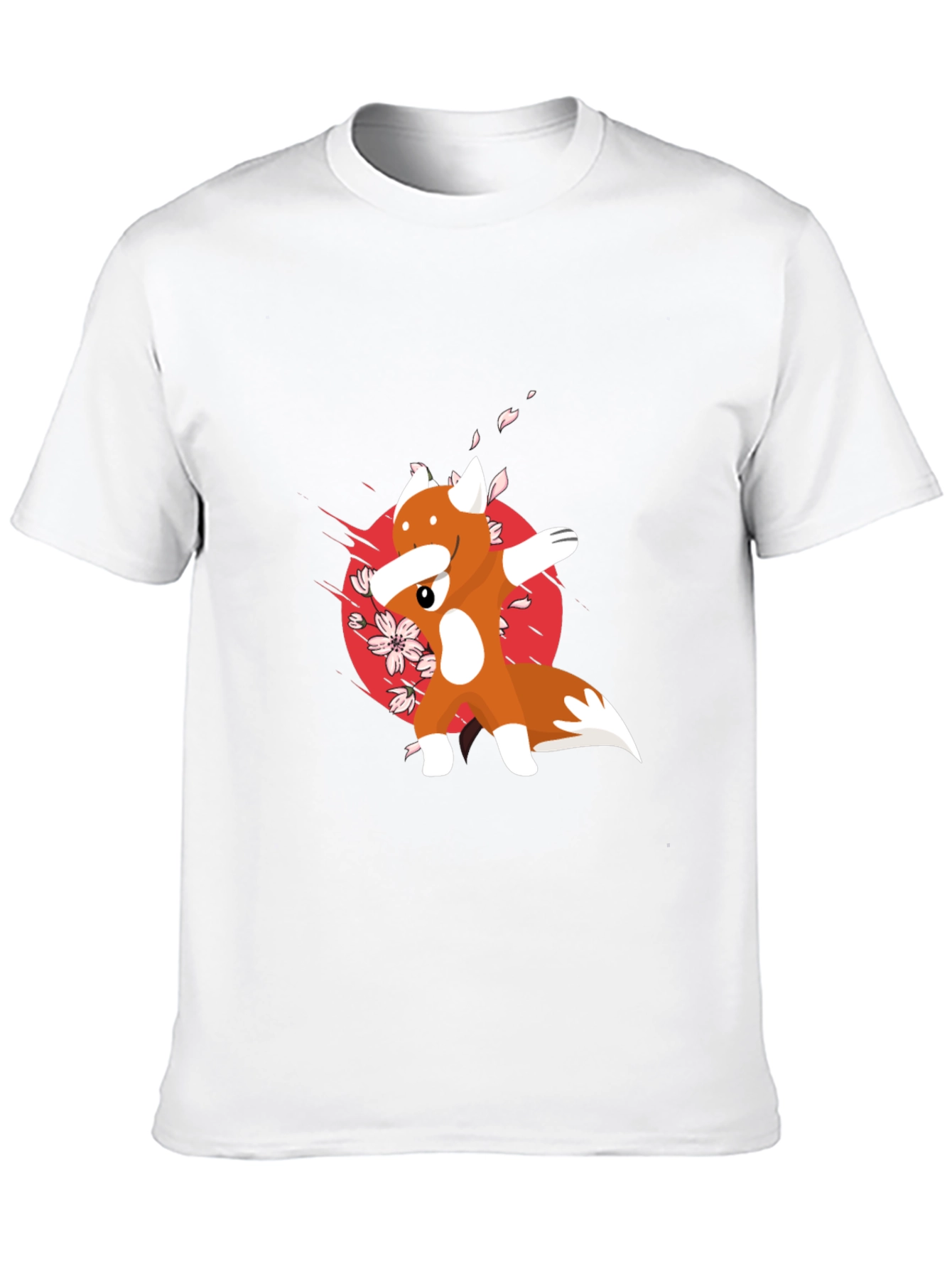 Dabbing Fox Graphic Tee - Cool Anime Style