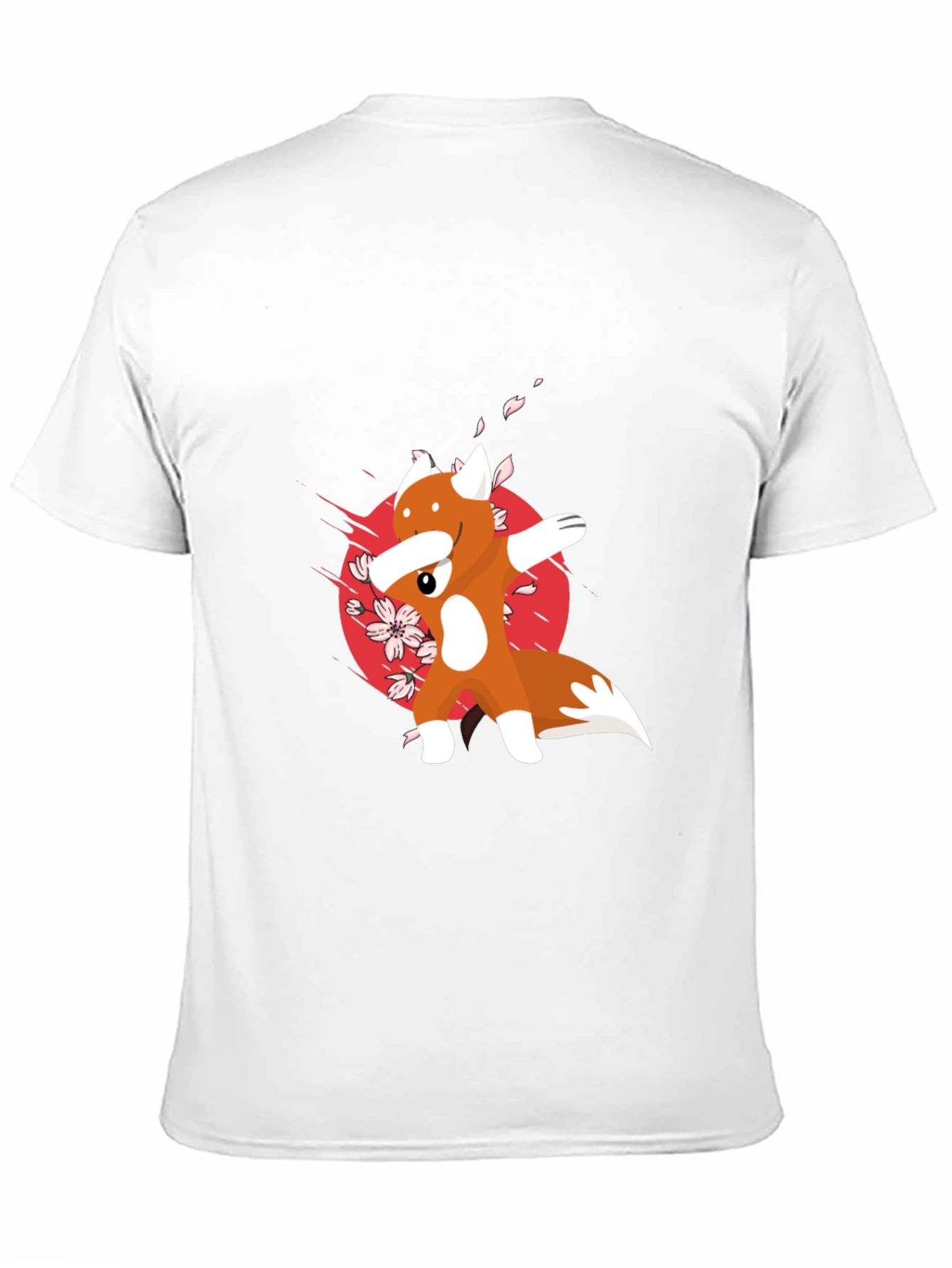 Dabbing Fox Graphic Tee - Cool Anime Style