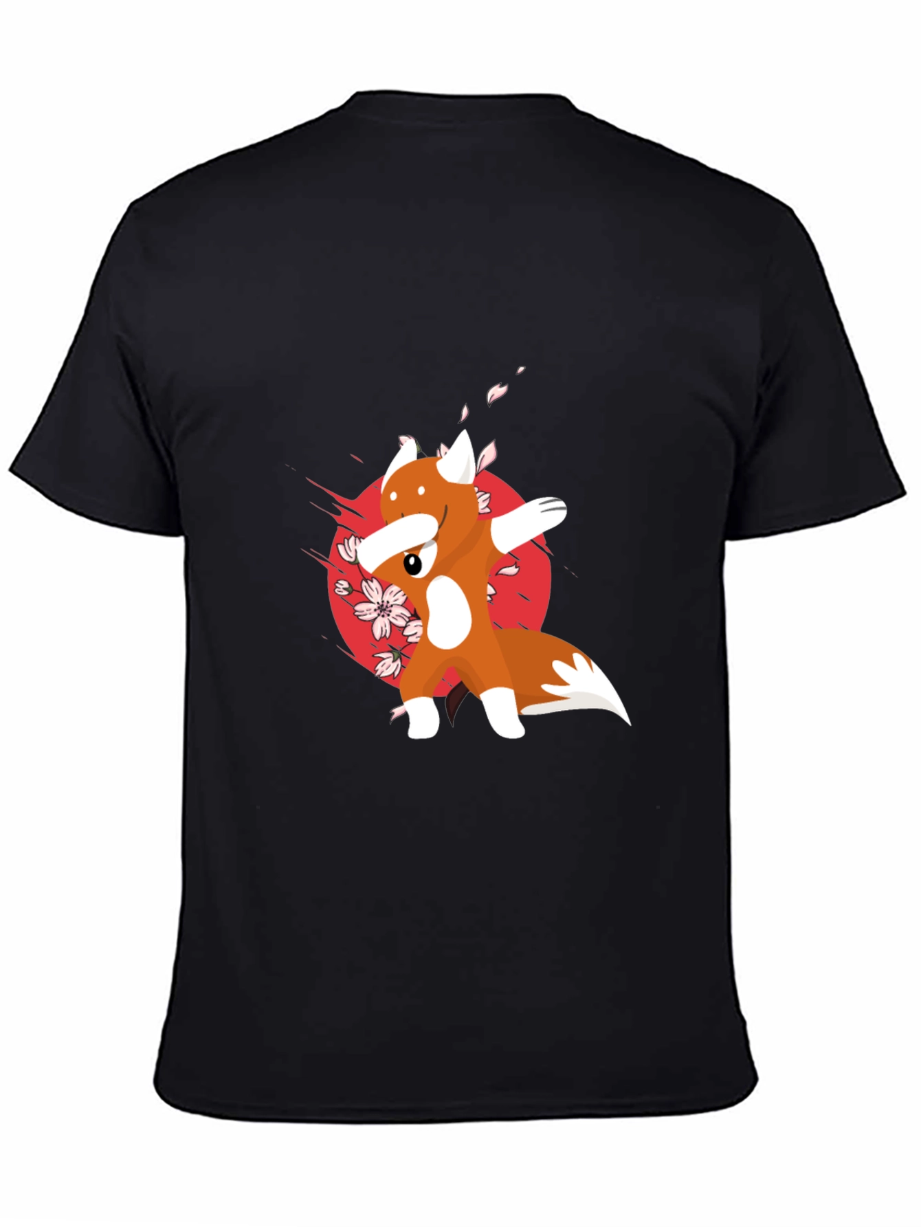 Dabbing Fox Graphic Tee - Cool Anime Style