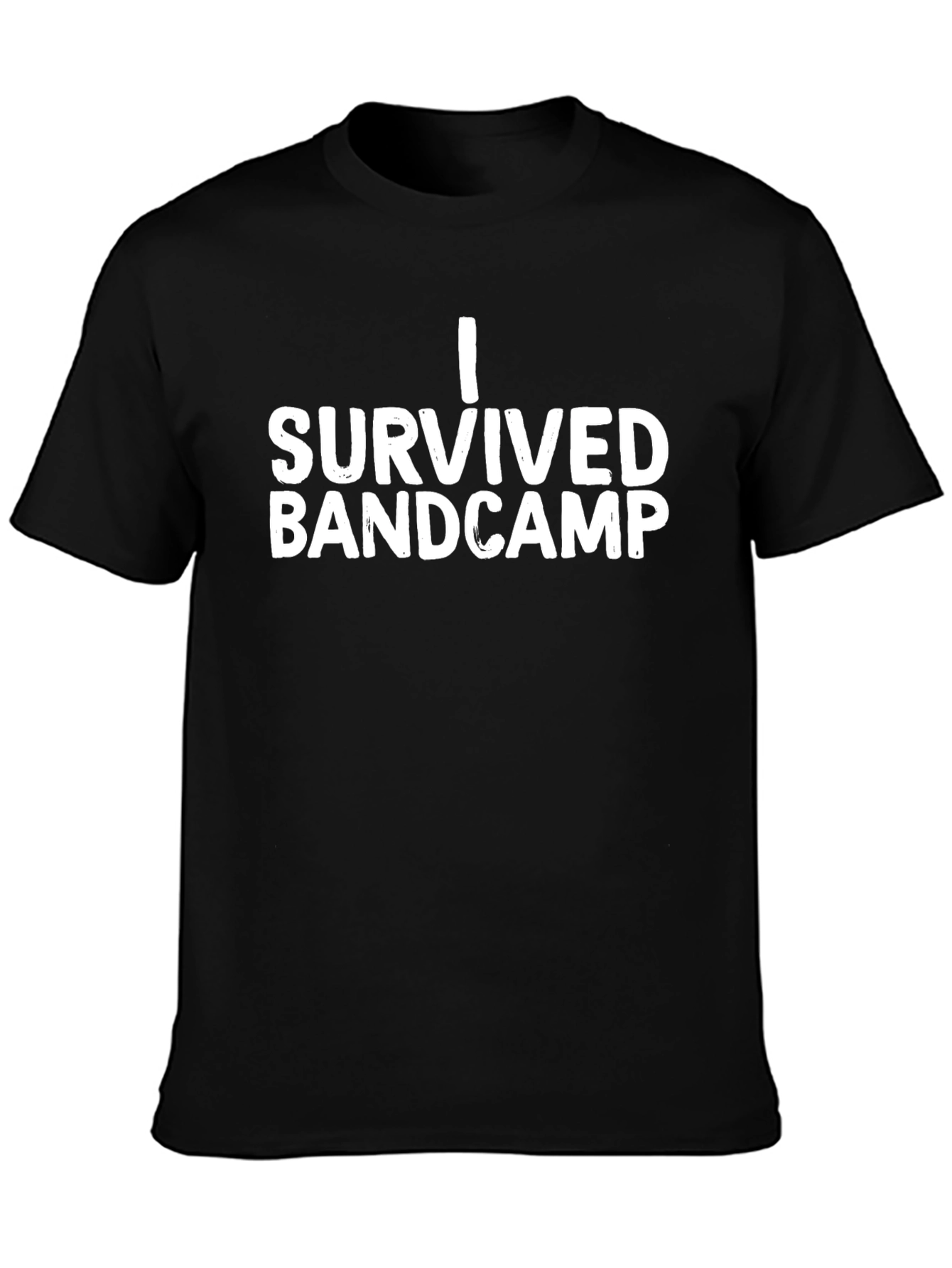 I Survived Bandcamp T-Shirt - Classic Black Tee