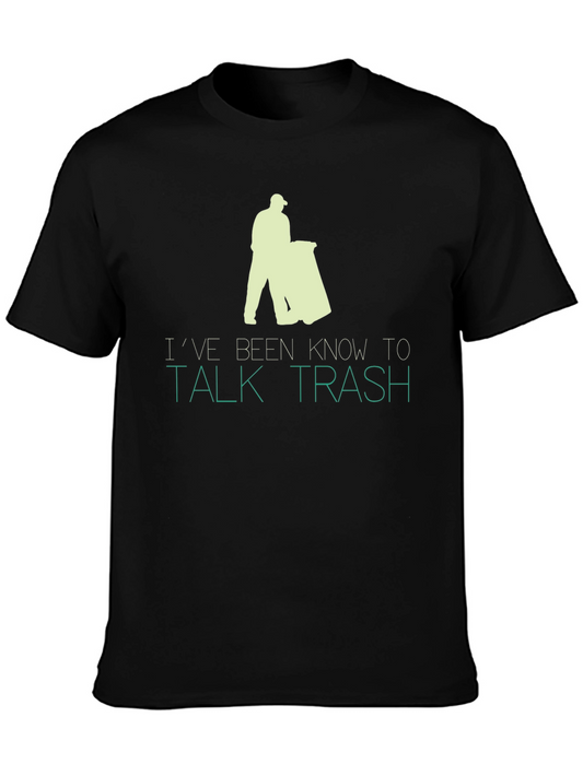 Talk Trash Graphic T-Shirt - Funny Slogan Tee
