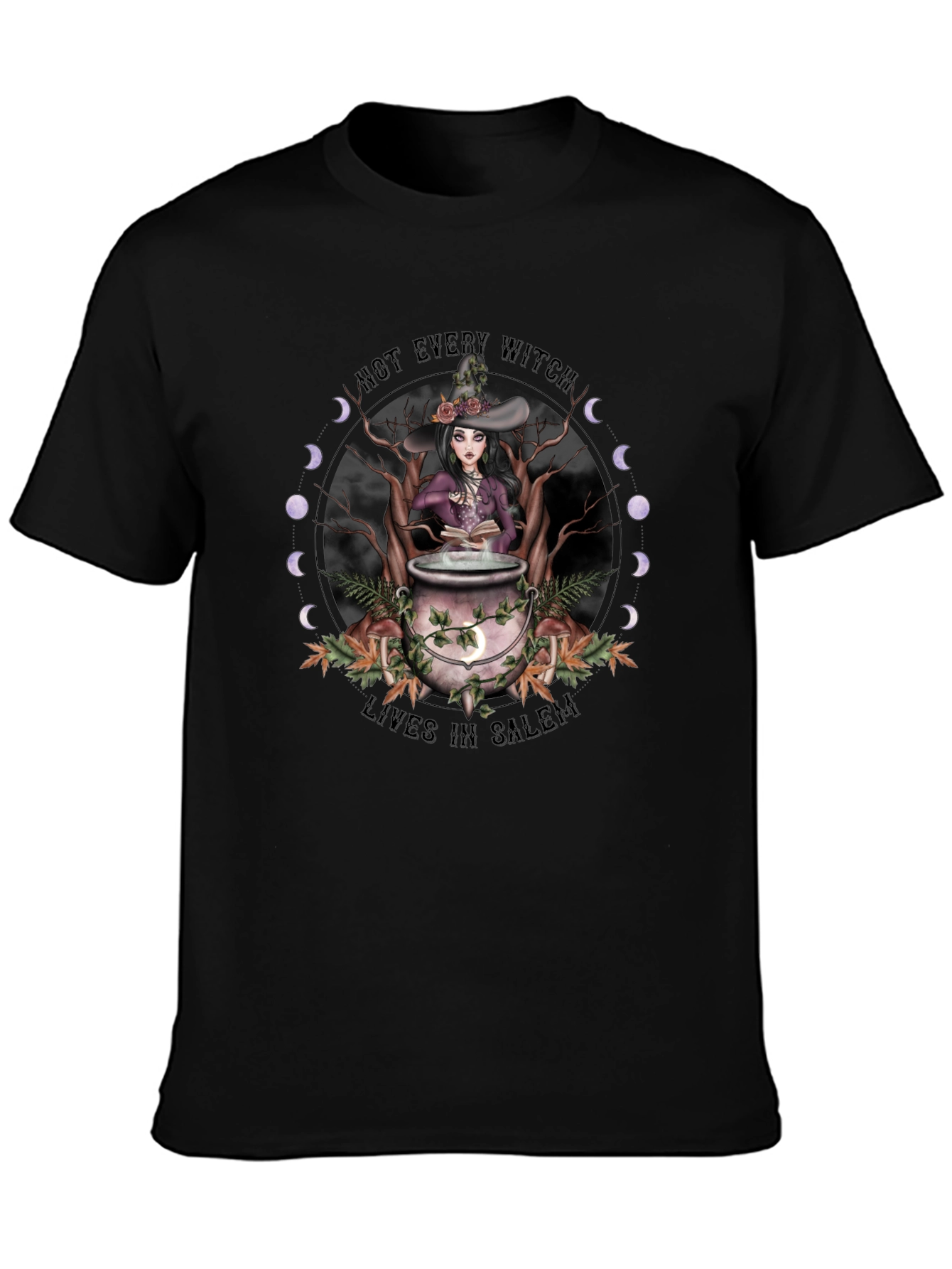Witch T-Shirt - Not Every Witch Lives in Salem