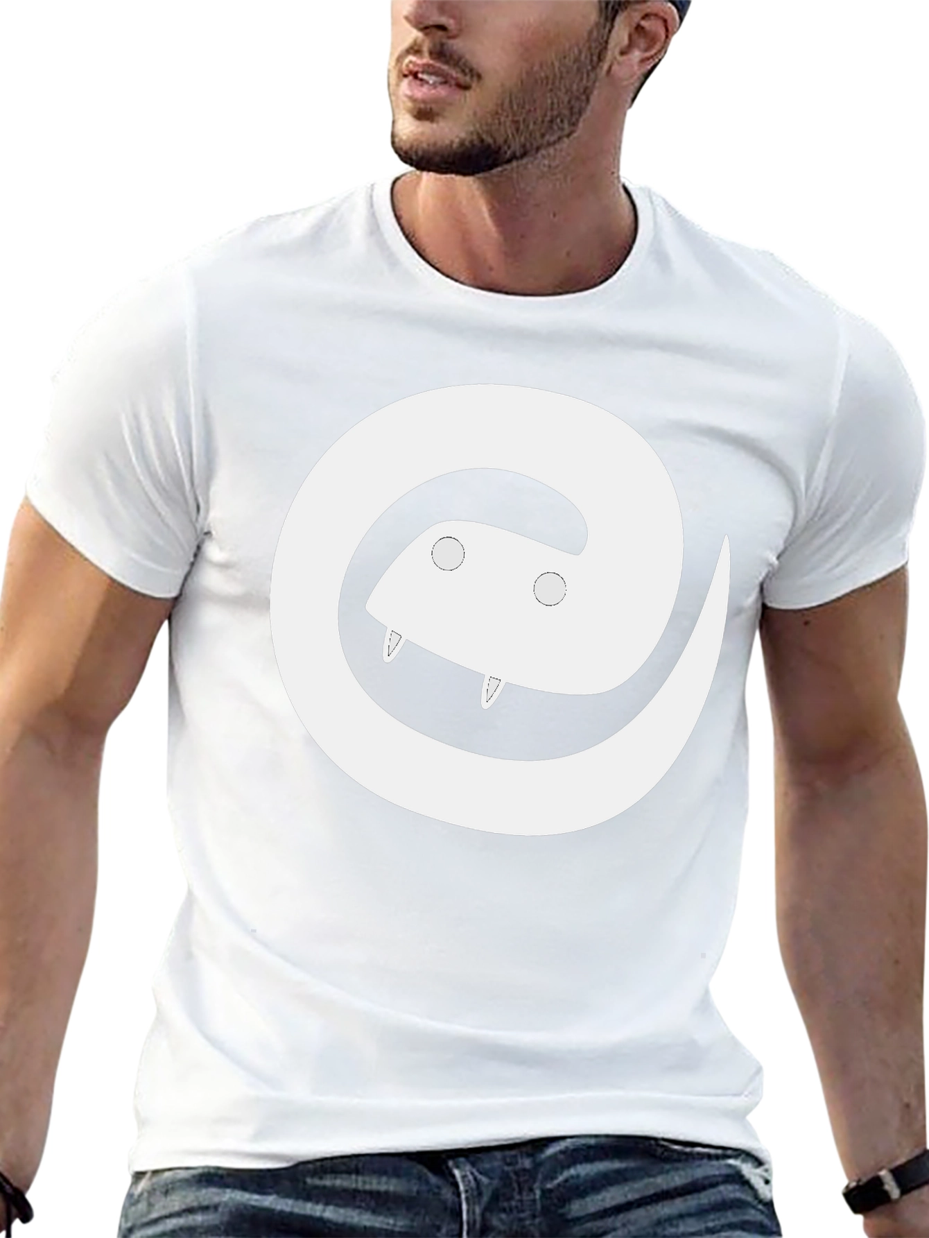Snake Logo Black T-Shirt