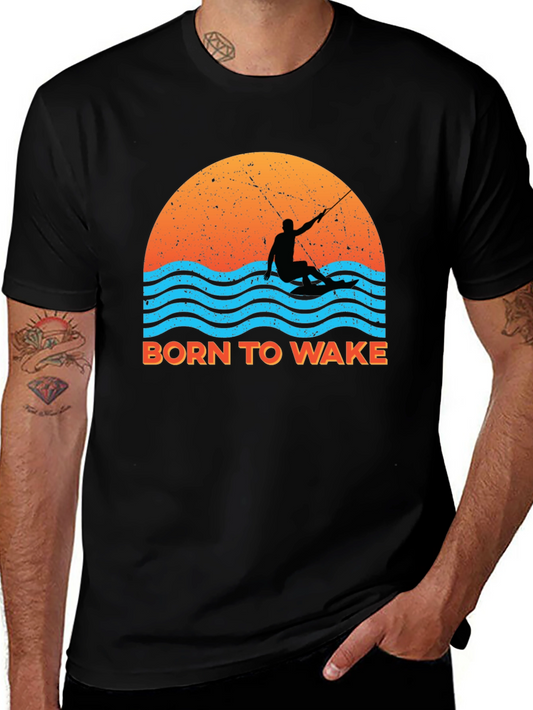 Born to Wake Surfing Graphic Tee