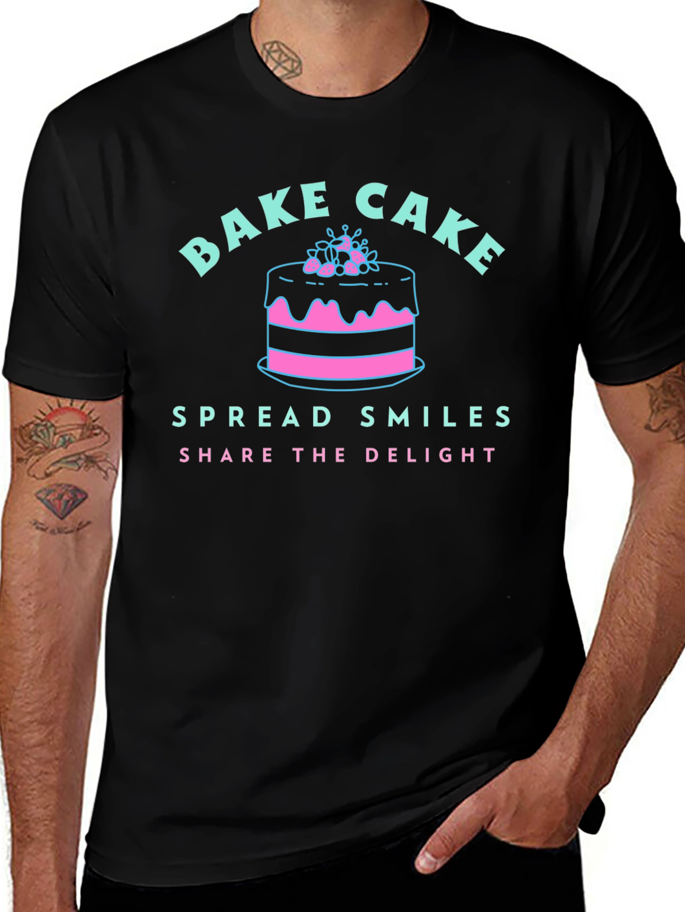 Bake Cake T-Shirt - Spread Smiles