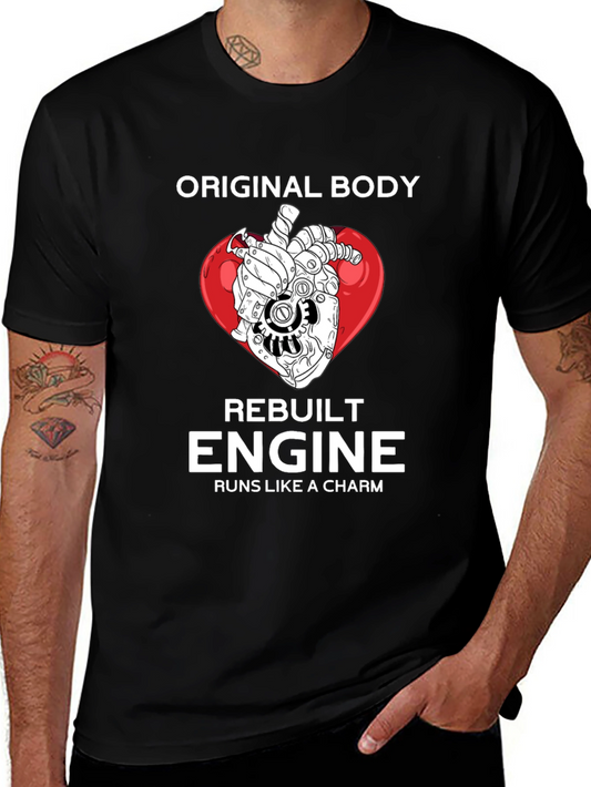 Original Body Rebuilt Engine Graphic T-Shirt