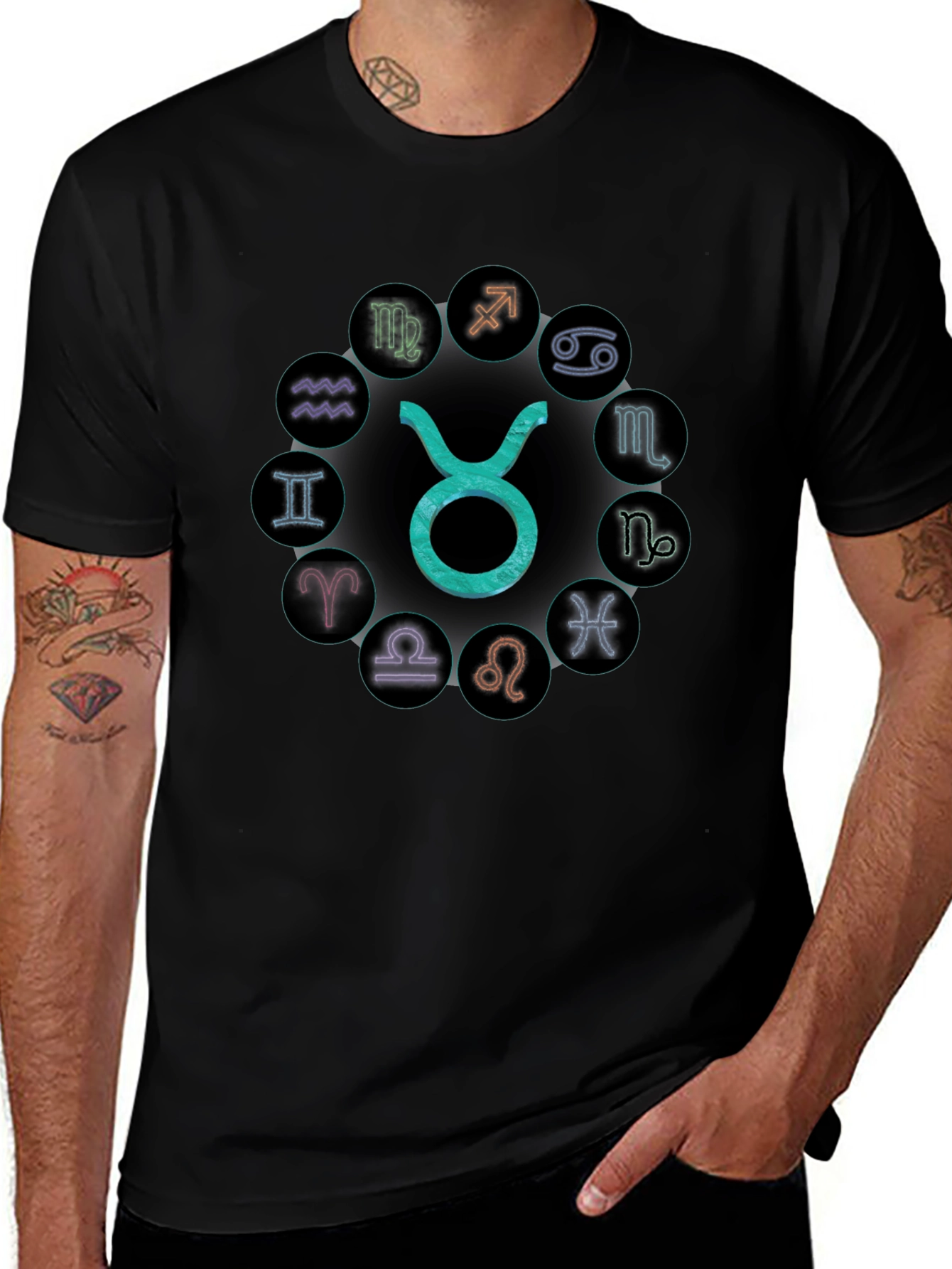 Zodiac Sign T-Shirt - Taurus Astrology Tee