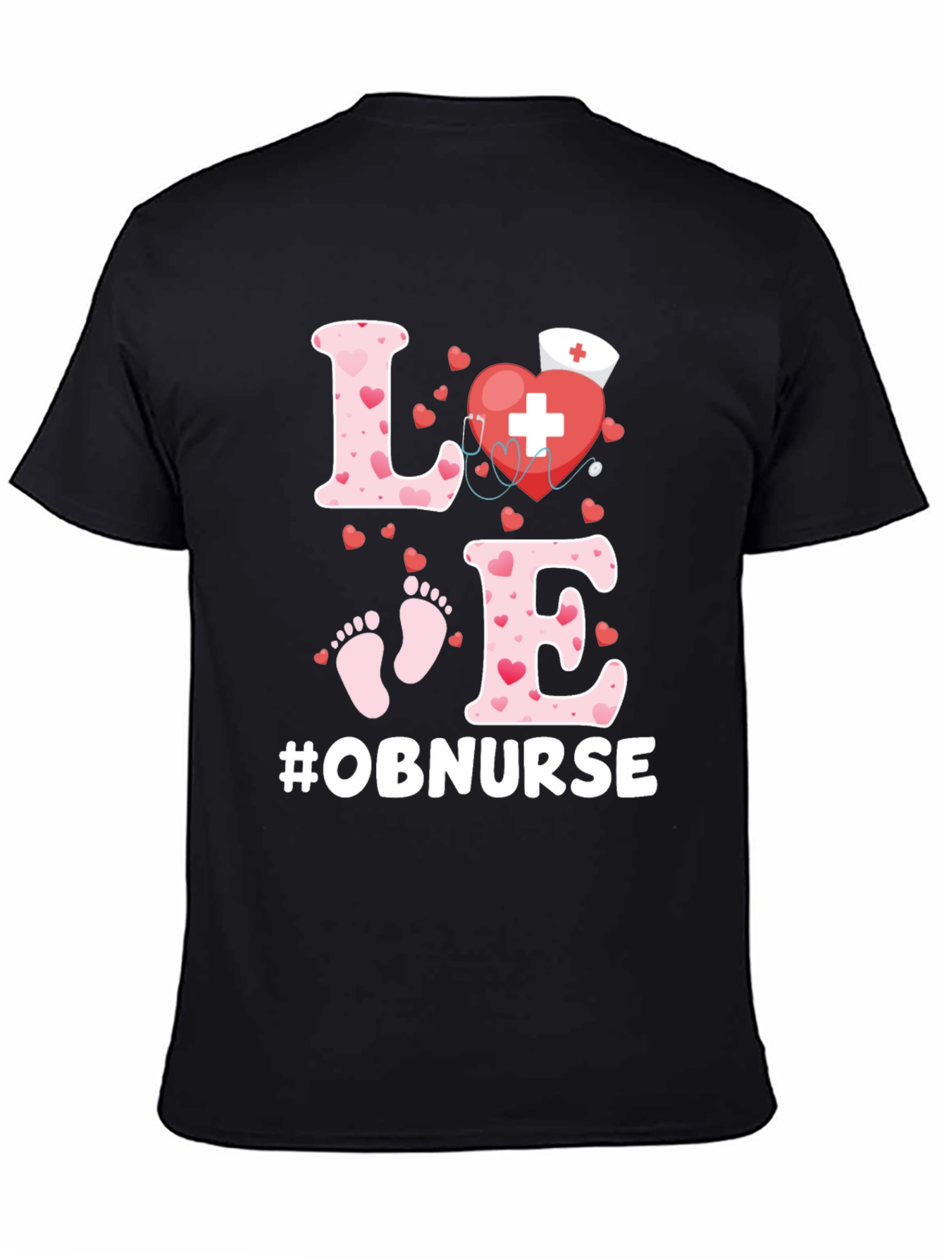 OB Nurse Love Heartbeat Shirt