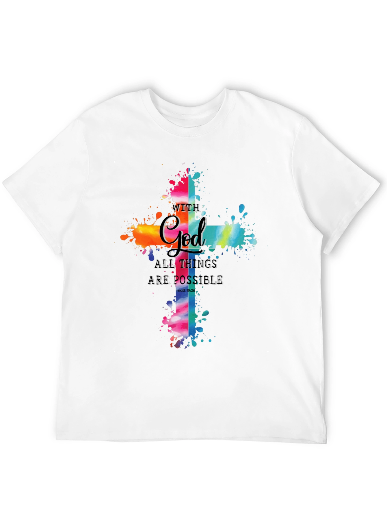 Faith-Inspired Cross Graphic Tee