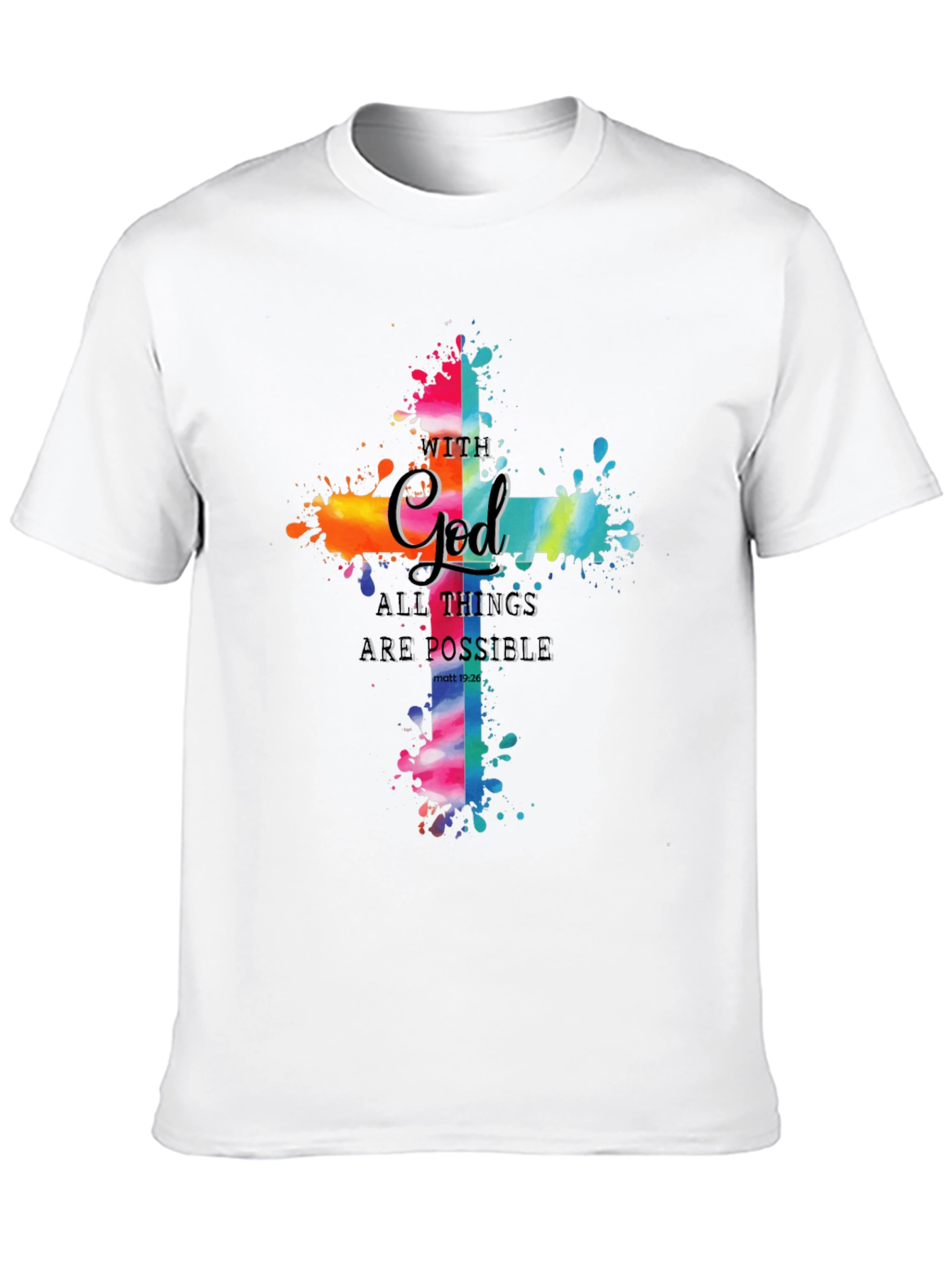 Faith-Inspired Cross Graphic Tee