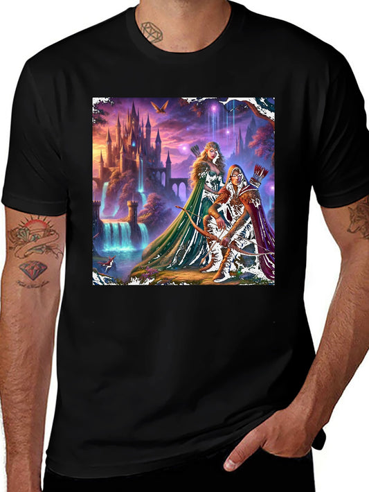 Fantasy Castle Archer T-Shirt