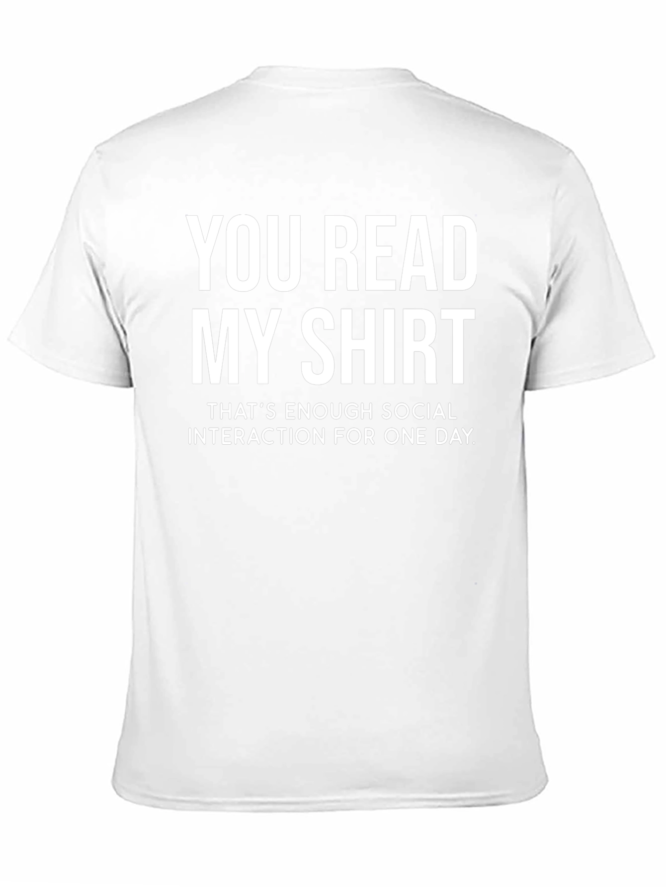 Funny Sarcastic Social Interaction T-Shirt
