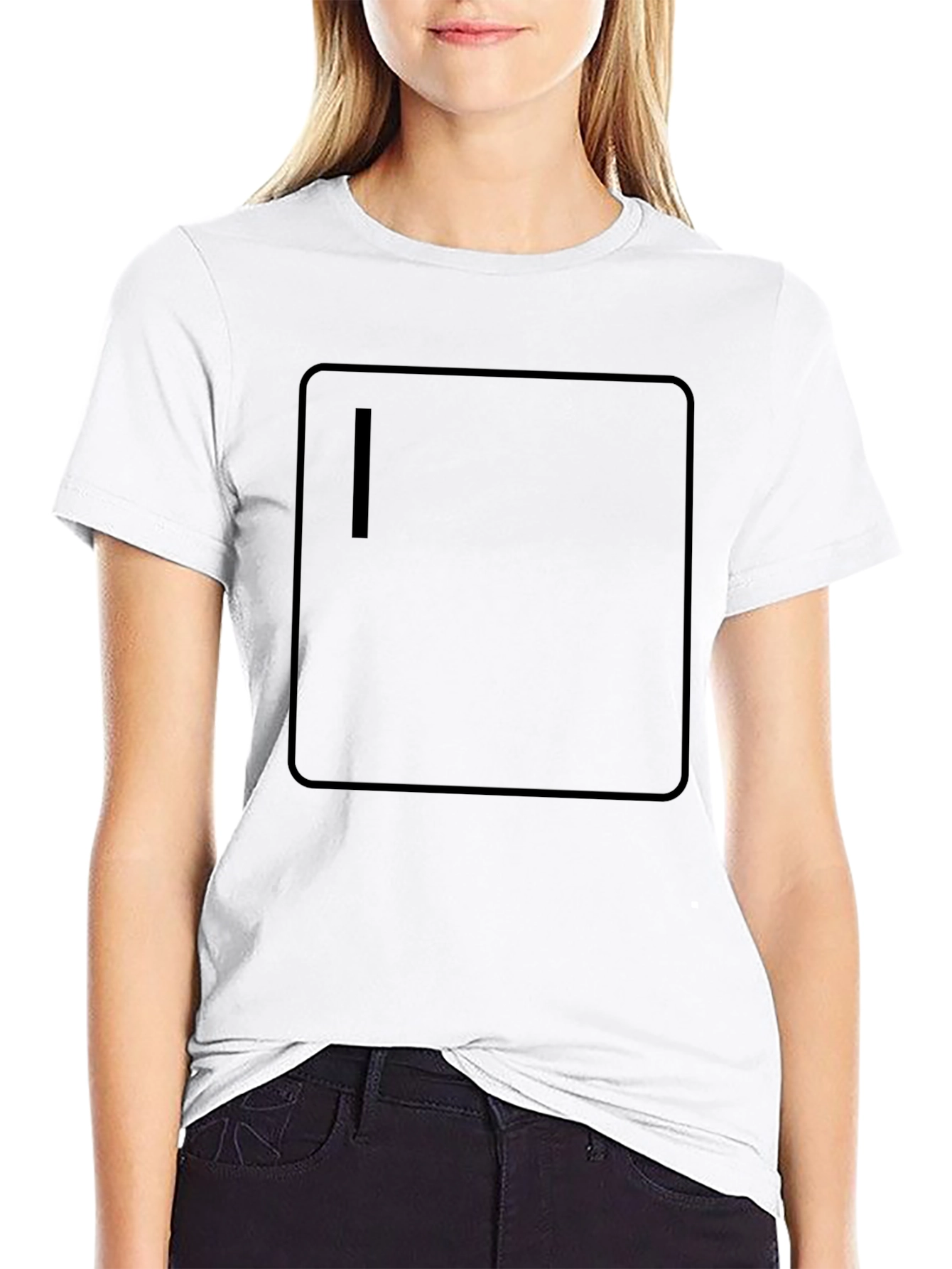 Modern Black Graphic Tee