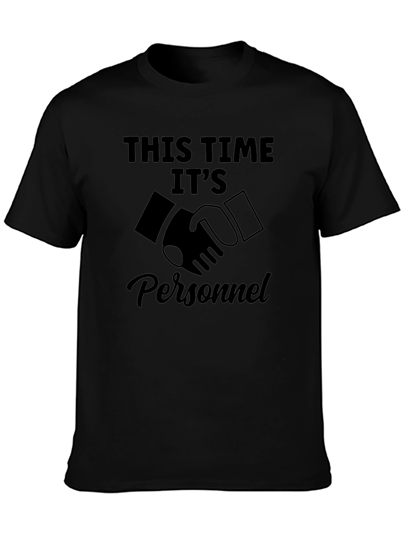 Personnel Handshake Graphic T-Shirt