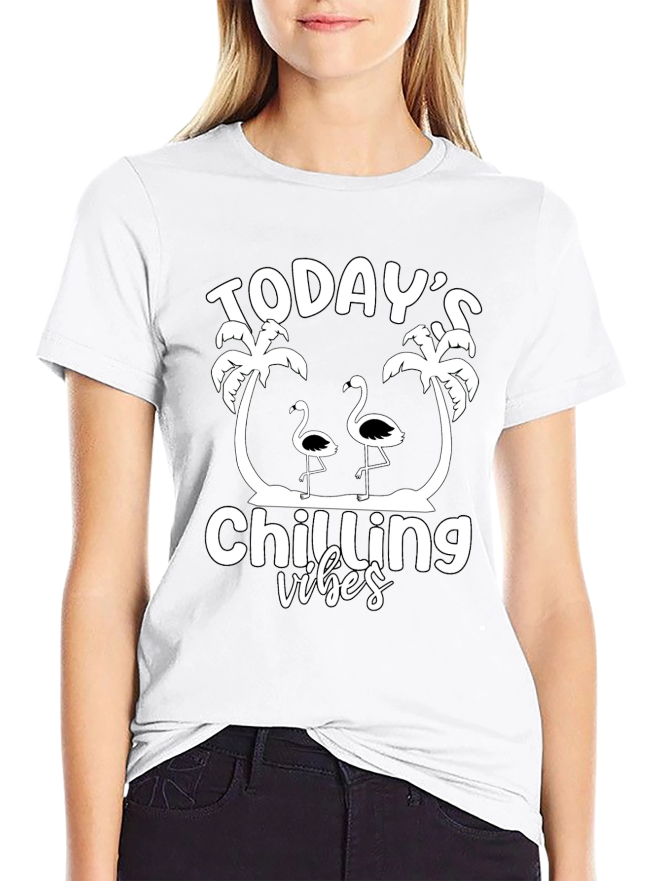 Todays Chilling Vibes Graphic Tee