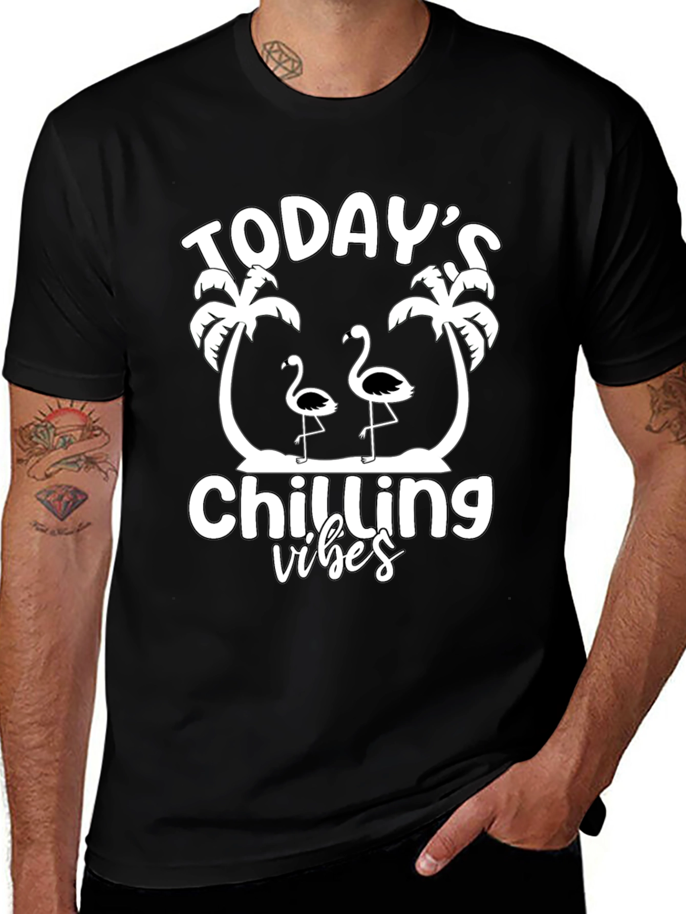 Todays Chilling Vibes Graphic Tee