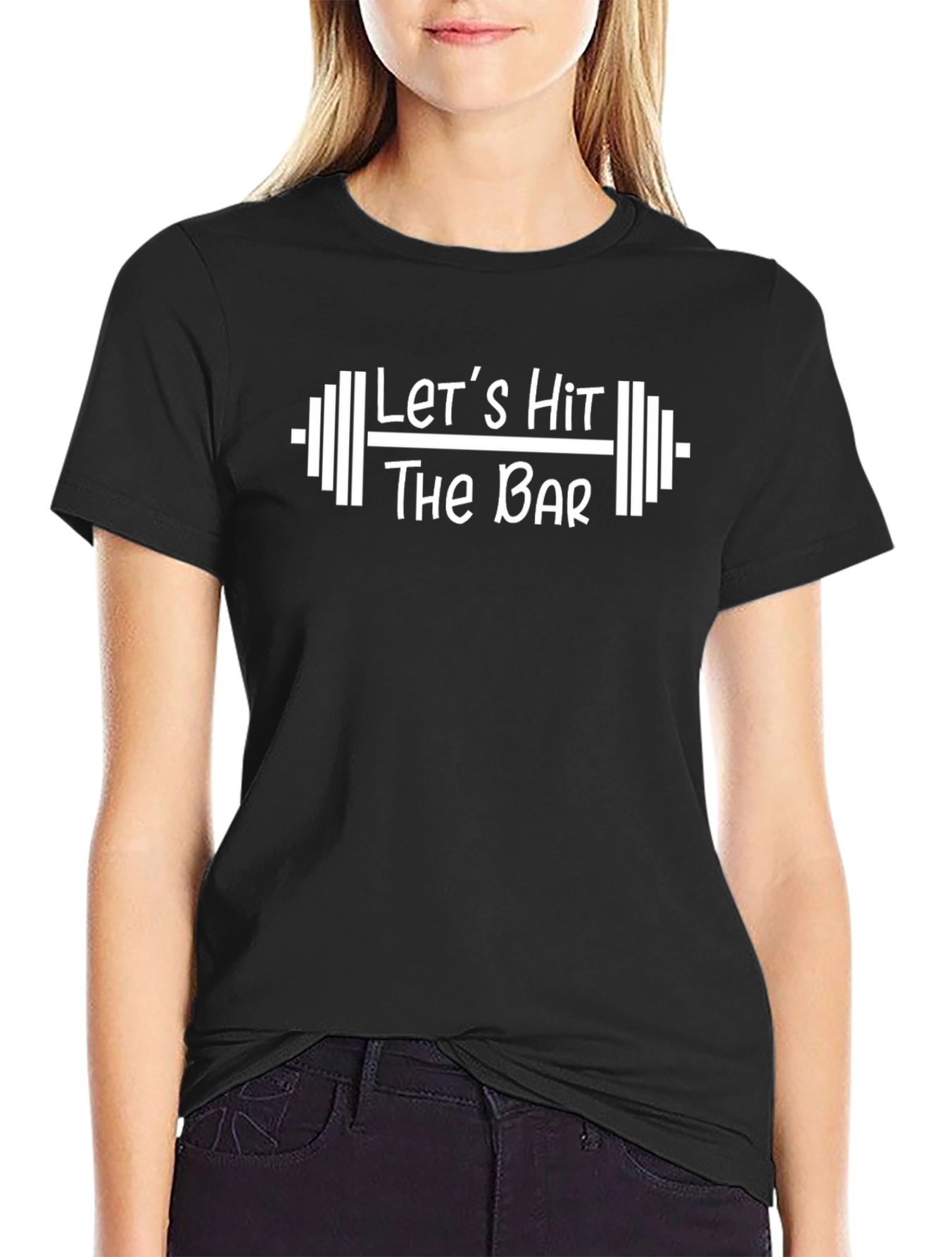 Lets Hit The Bar Workout T-Shirt