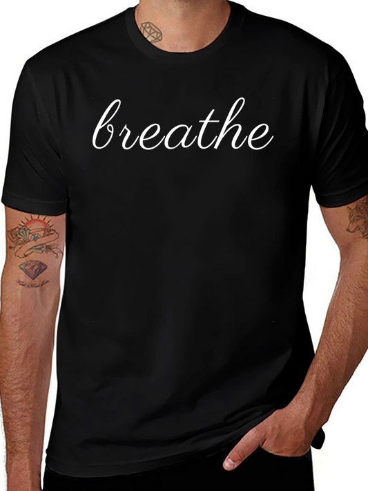 Breathe Graphic Tee - Stylish Comfort