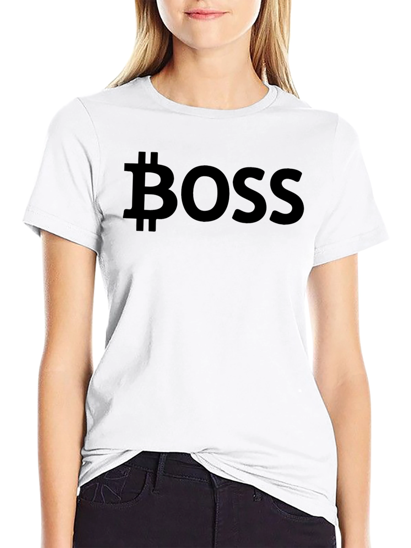 Bitcoin Boss Black T-Shirt - Crypto Currency Fashion