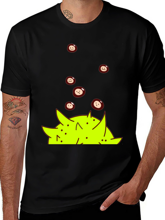 Emoji Pile Black T-Shirt