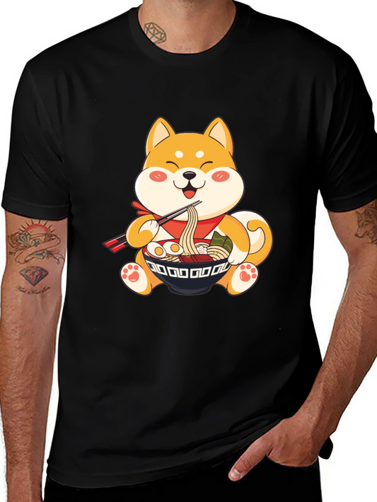Shiba Inu Ramen T-Shirt - Cute Dog Lover Tee