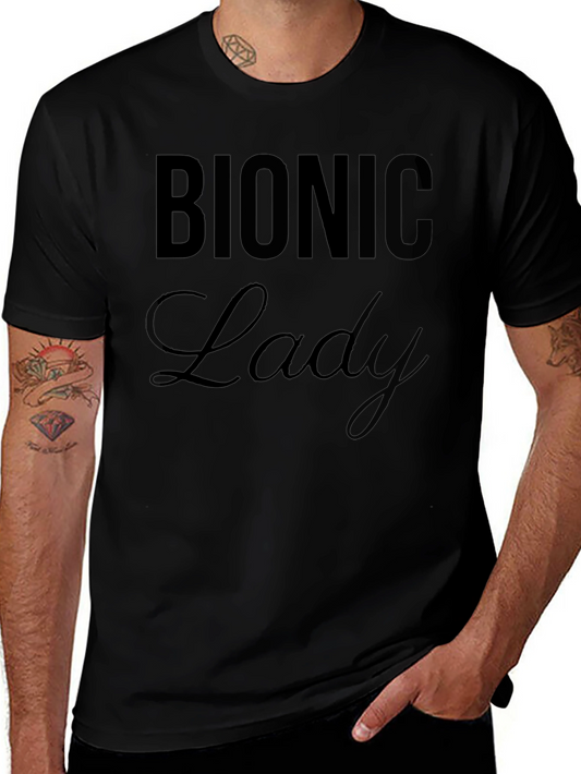 Bionic Lady Black T-Shirt