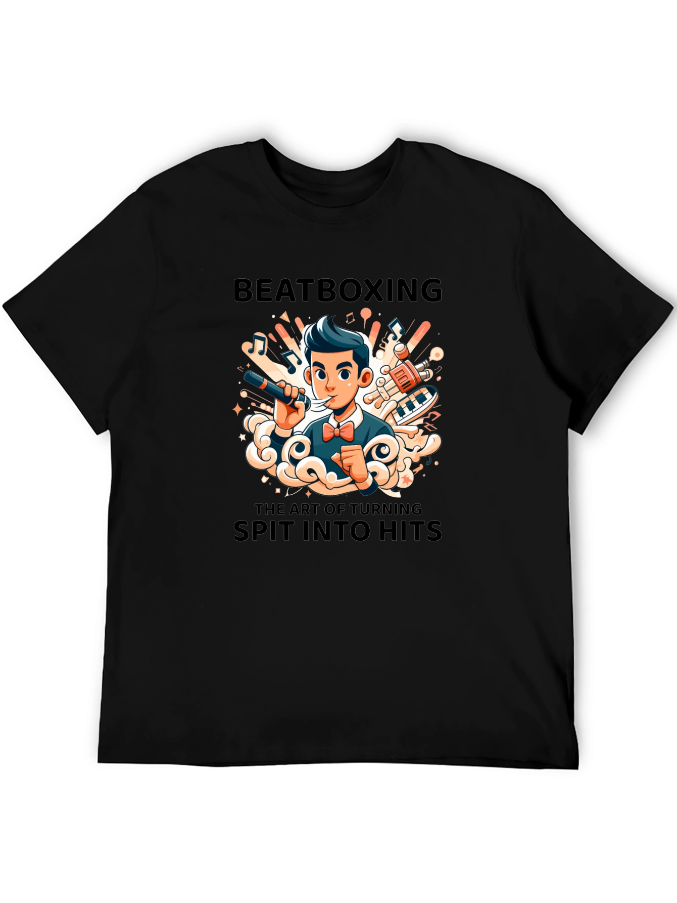 Beatboxing Art T-Shirt: Spit Into Hits