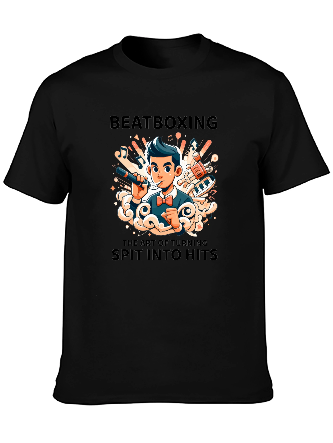 Beatboxing Art T-Shirt: Spit Into Hits