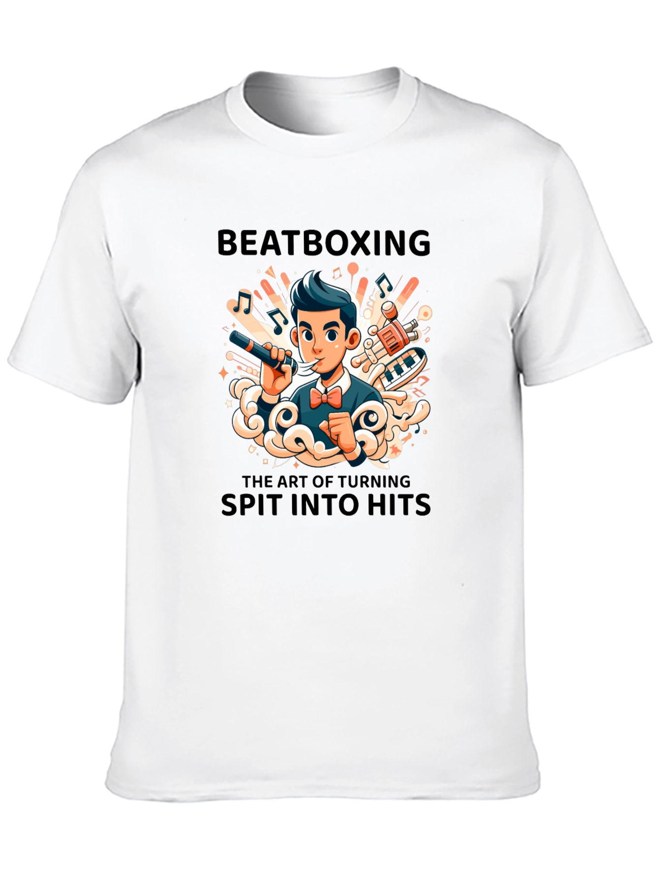 Beatboxing Art T-Shirt: Spit Into Hits