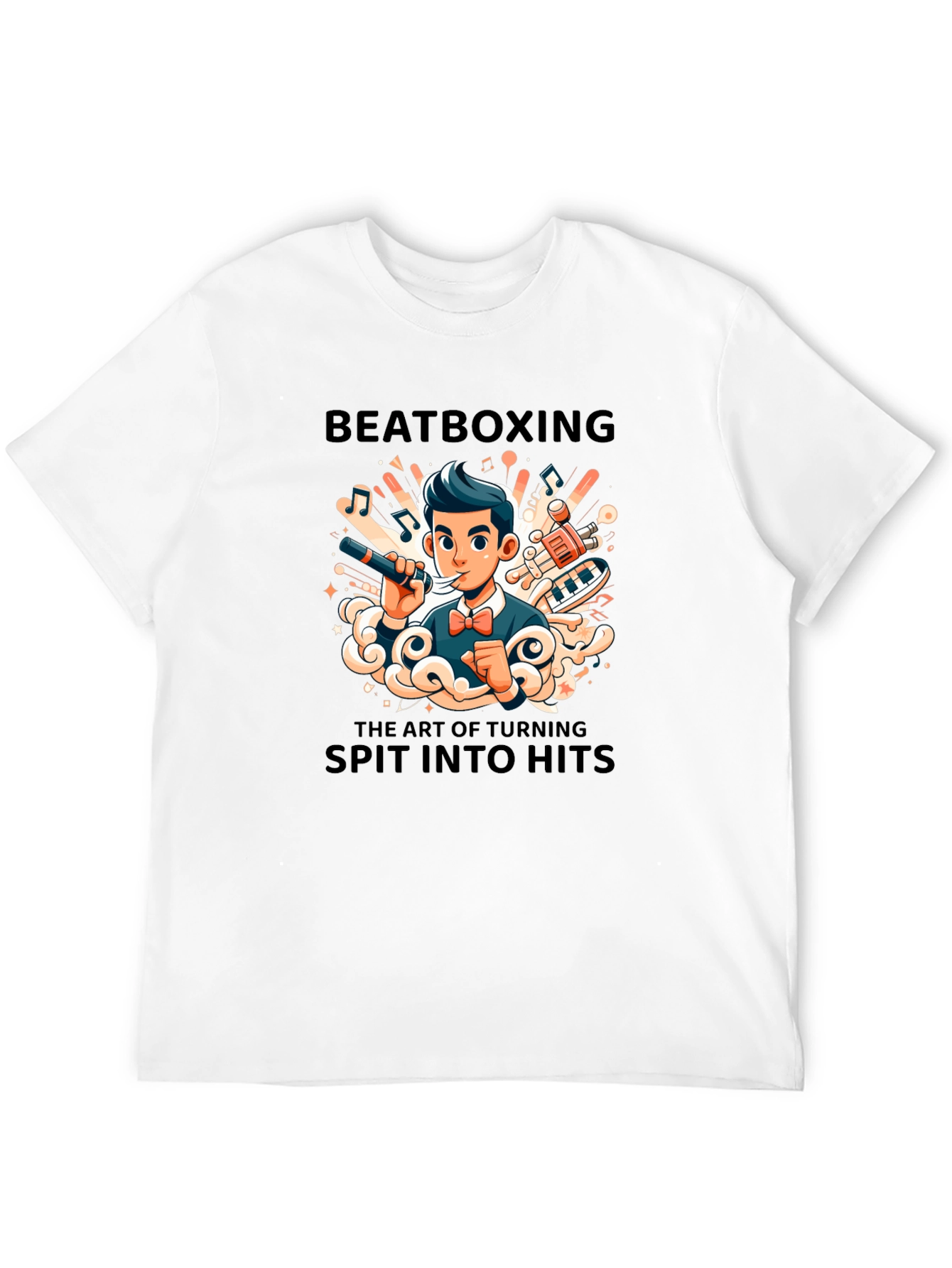 Beatboxing Art T-Shirt: Spit Into Hits