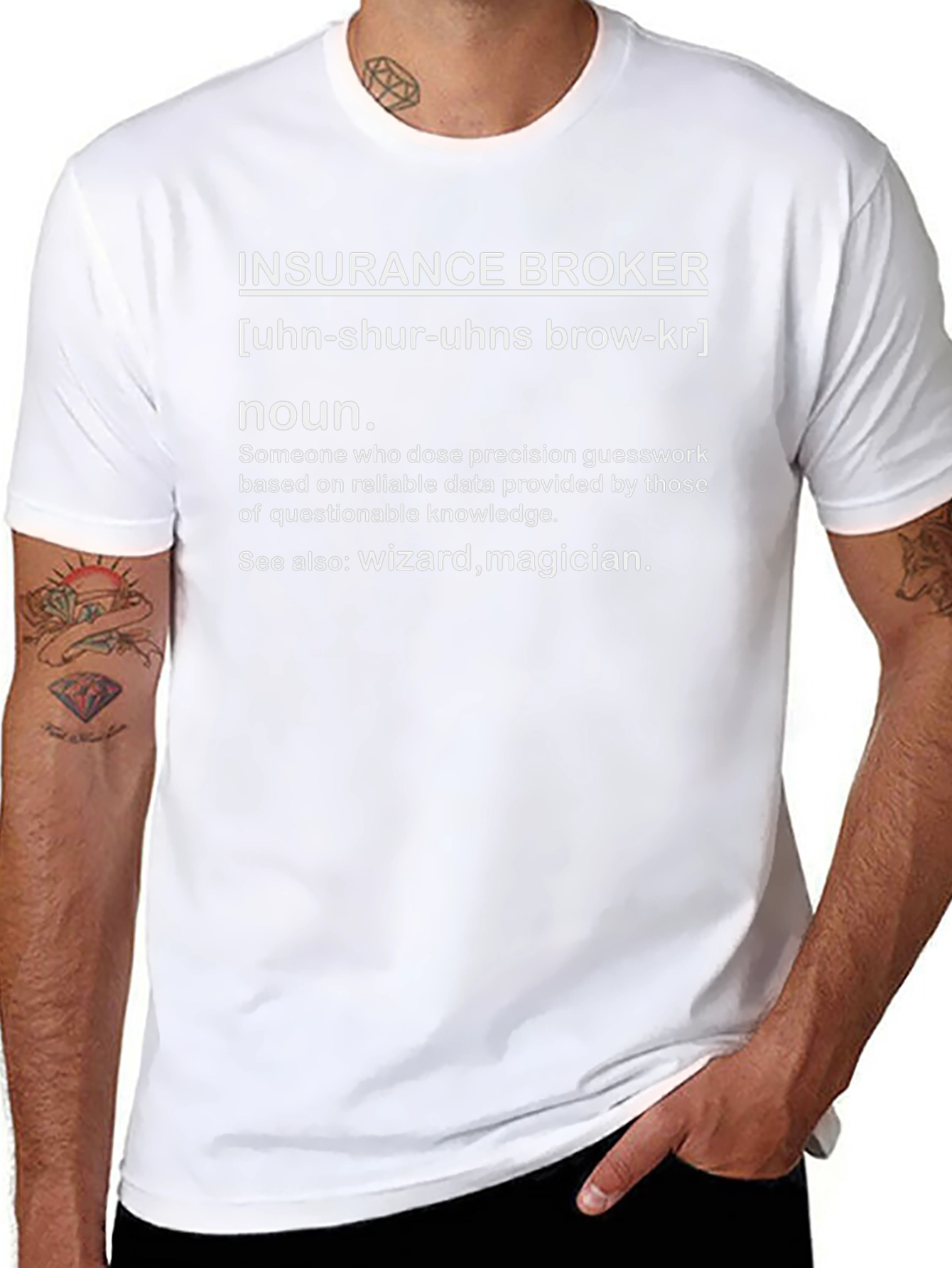 Insurance Broker Definition Graphic T-Shirt