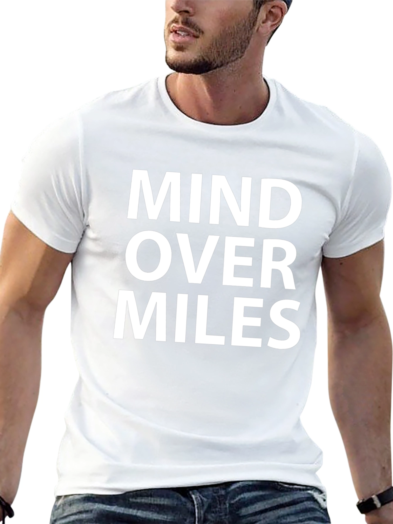 Mind Over Miles Graphic Tee - Black