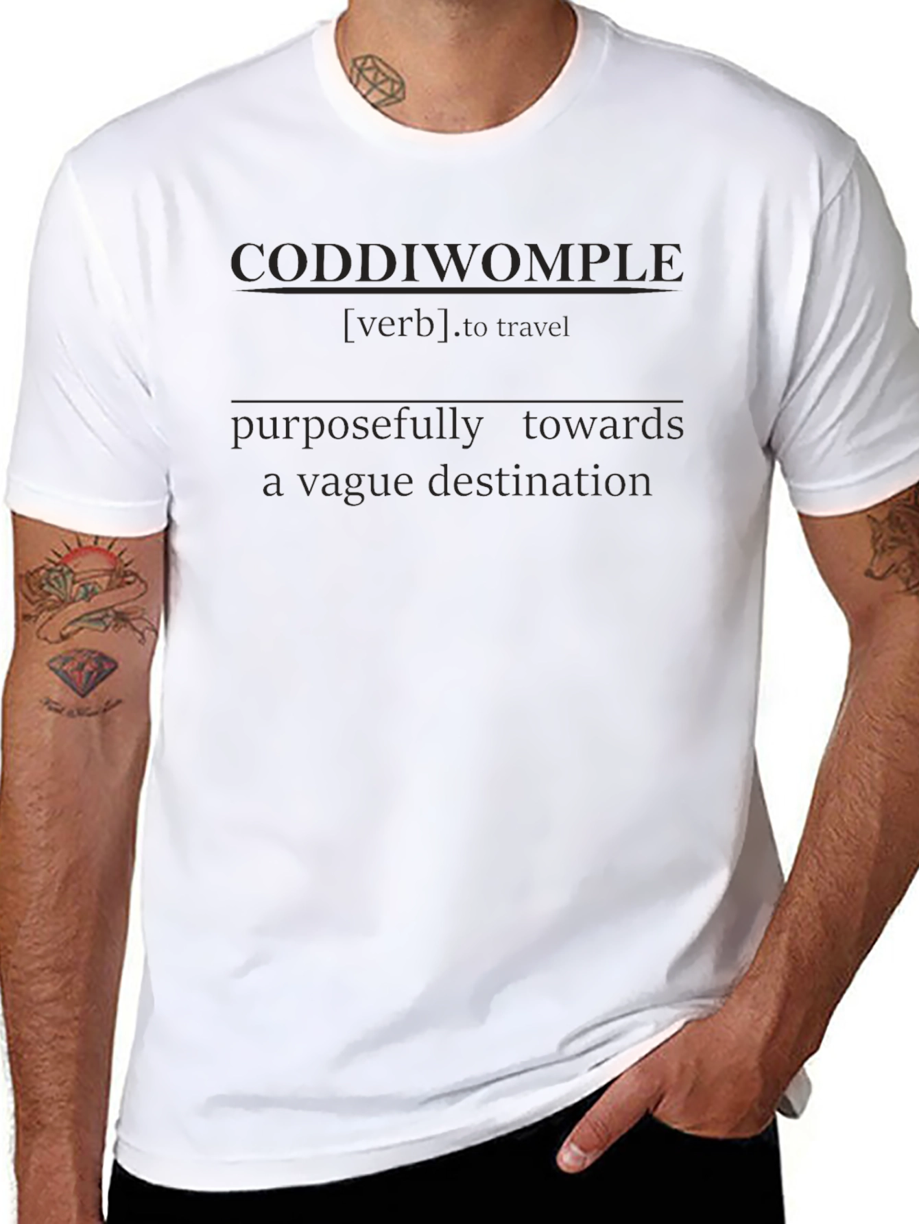 Coddliwomple Definition Black T-Shirt