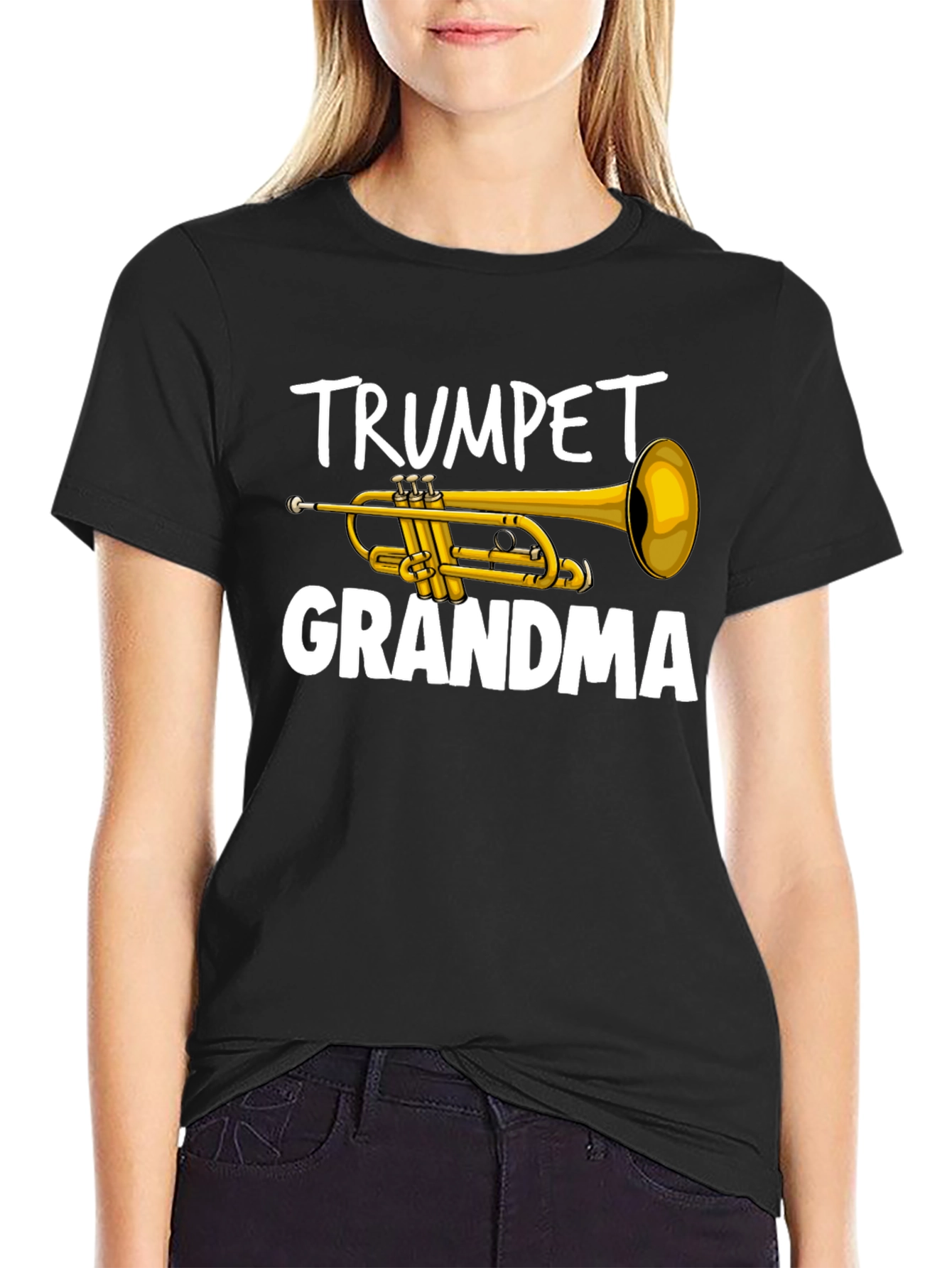 Trumpet Grandma T-Shirt - Musician Gift