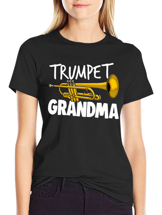 Trumpet Grandma T-Shirt - Musician Gift